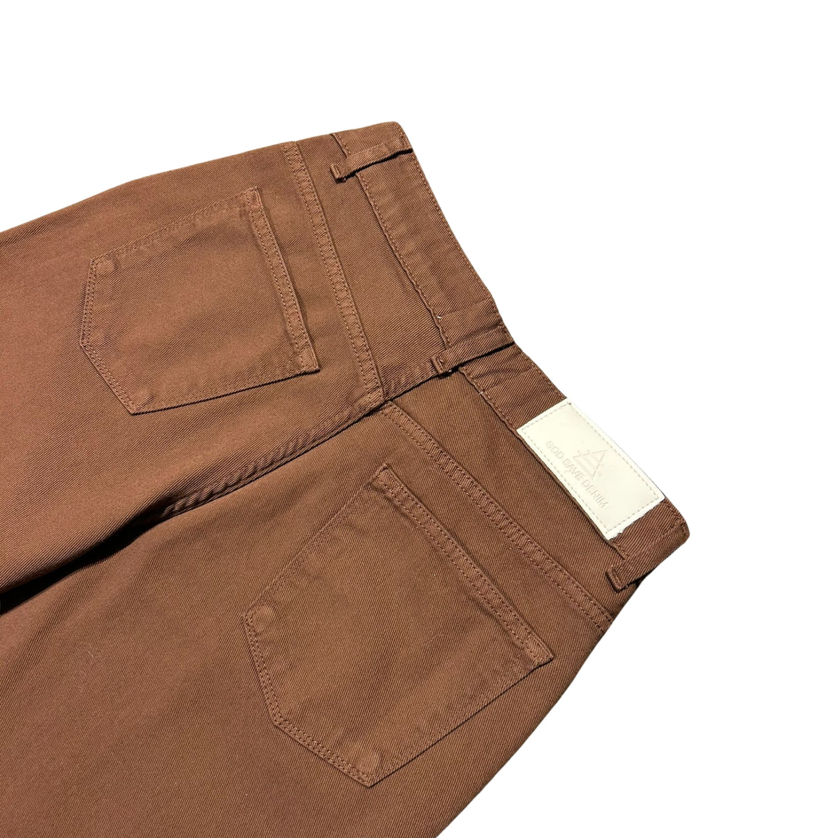 Jeans Selene a palazzo 5 tasche - Cioccolato