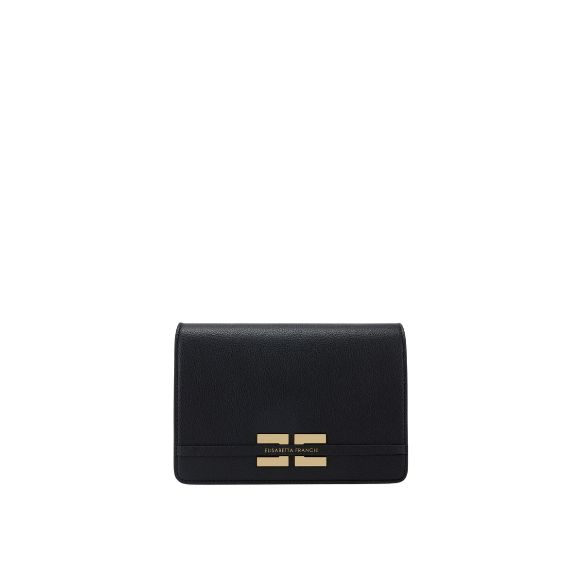 Borsa realizzata in materiale sintetico con texture - Nero