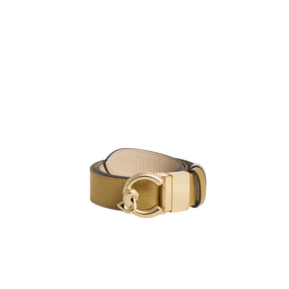 Cintura linea C-Me con logo plettro - Beige