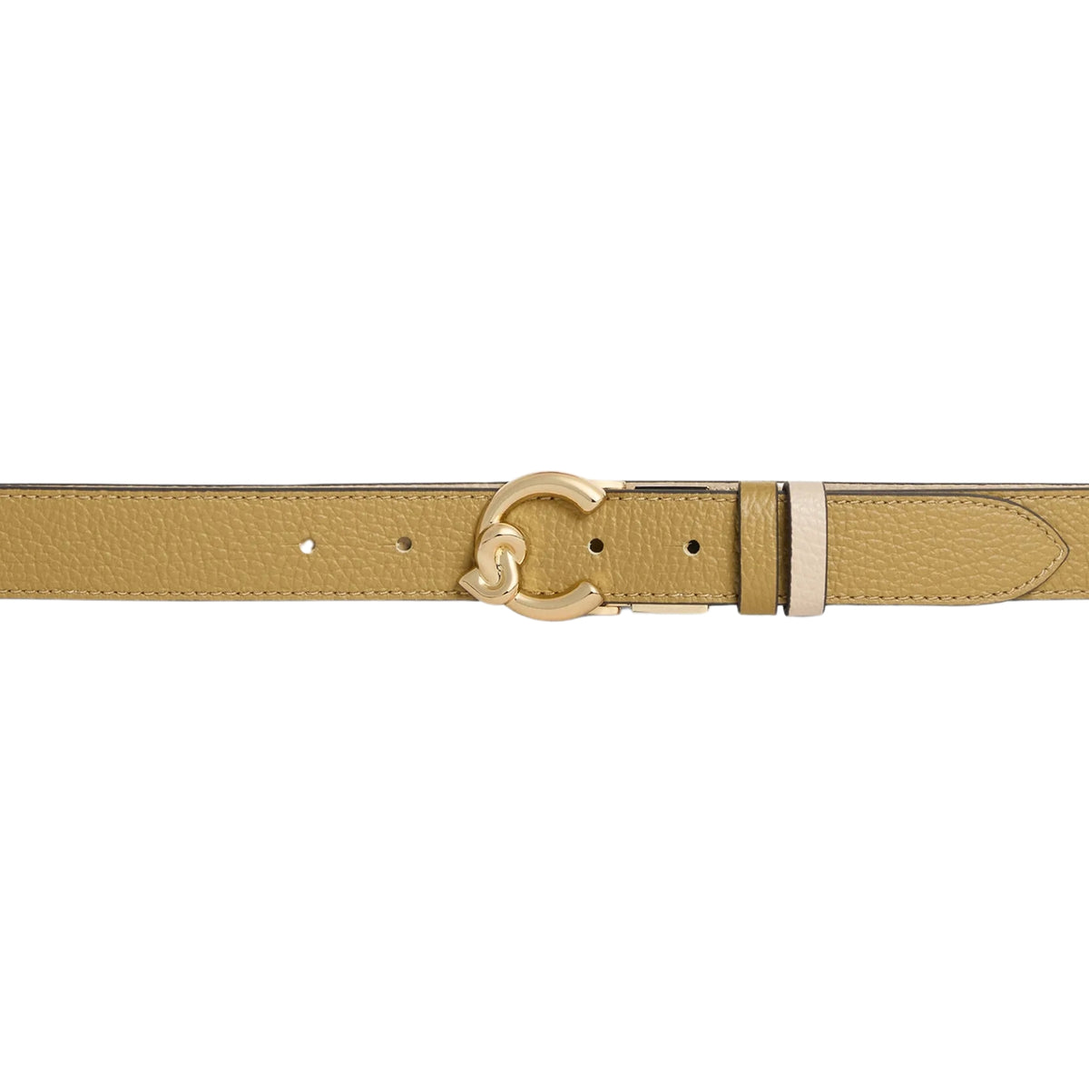 Cintura linea C-Me con logo plettro - Beige