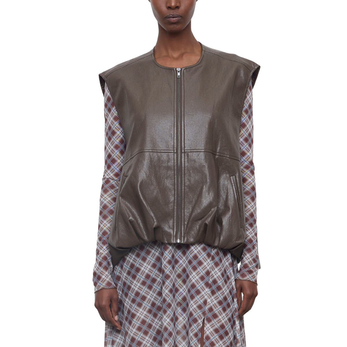 Gilet con zip