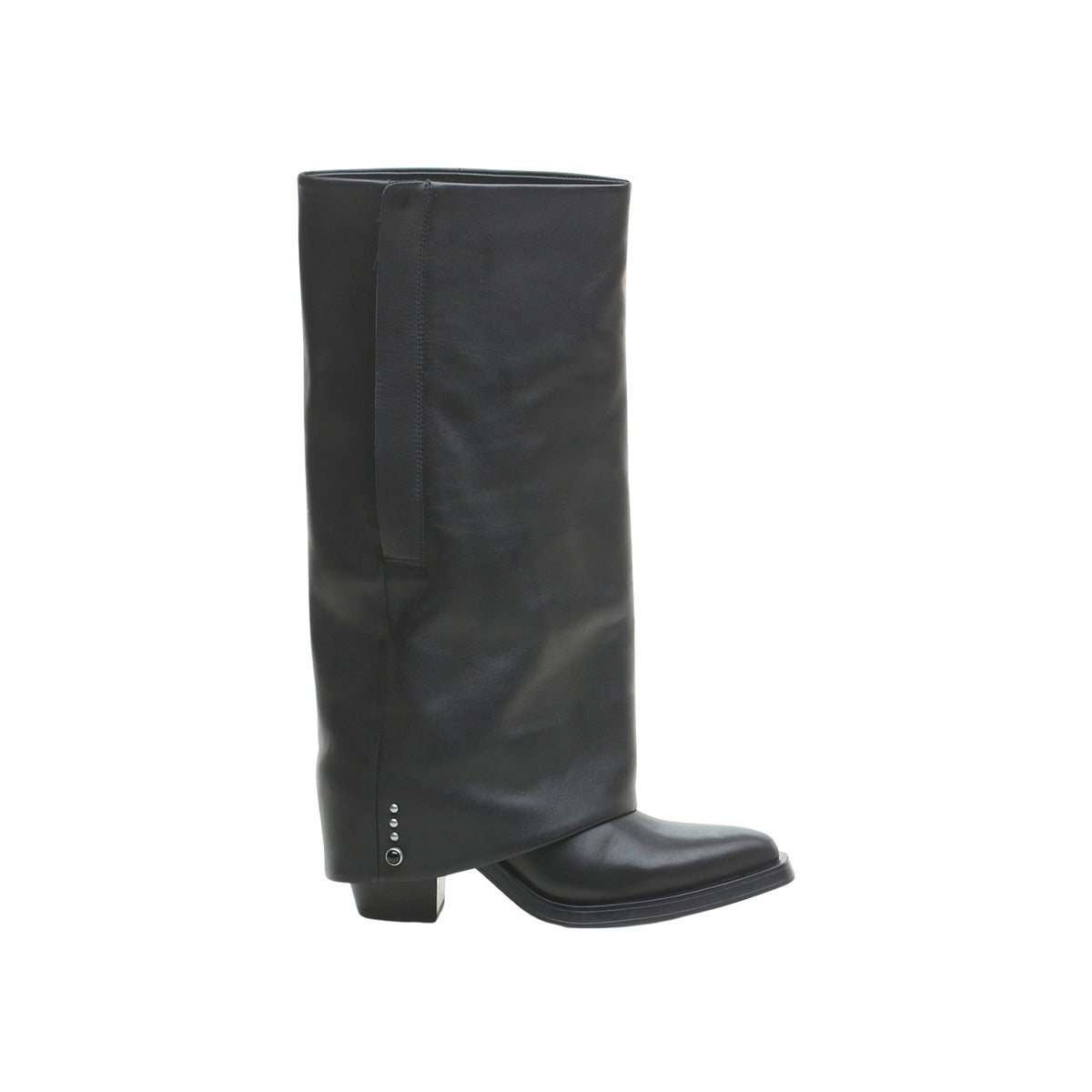 Stivale texano Jackson con borchie - Black