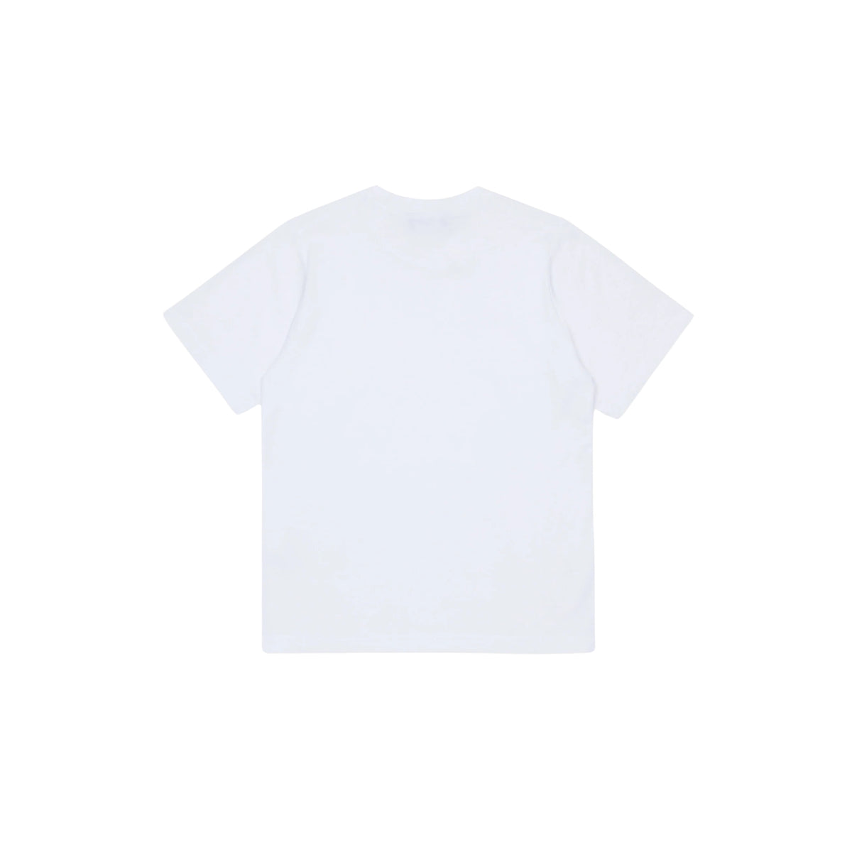 T-shirt con logo ricamato sul girocollo - Bianco