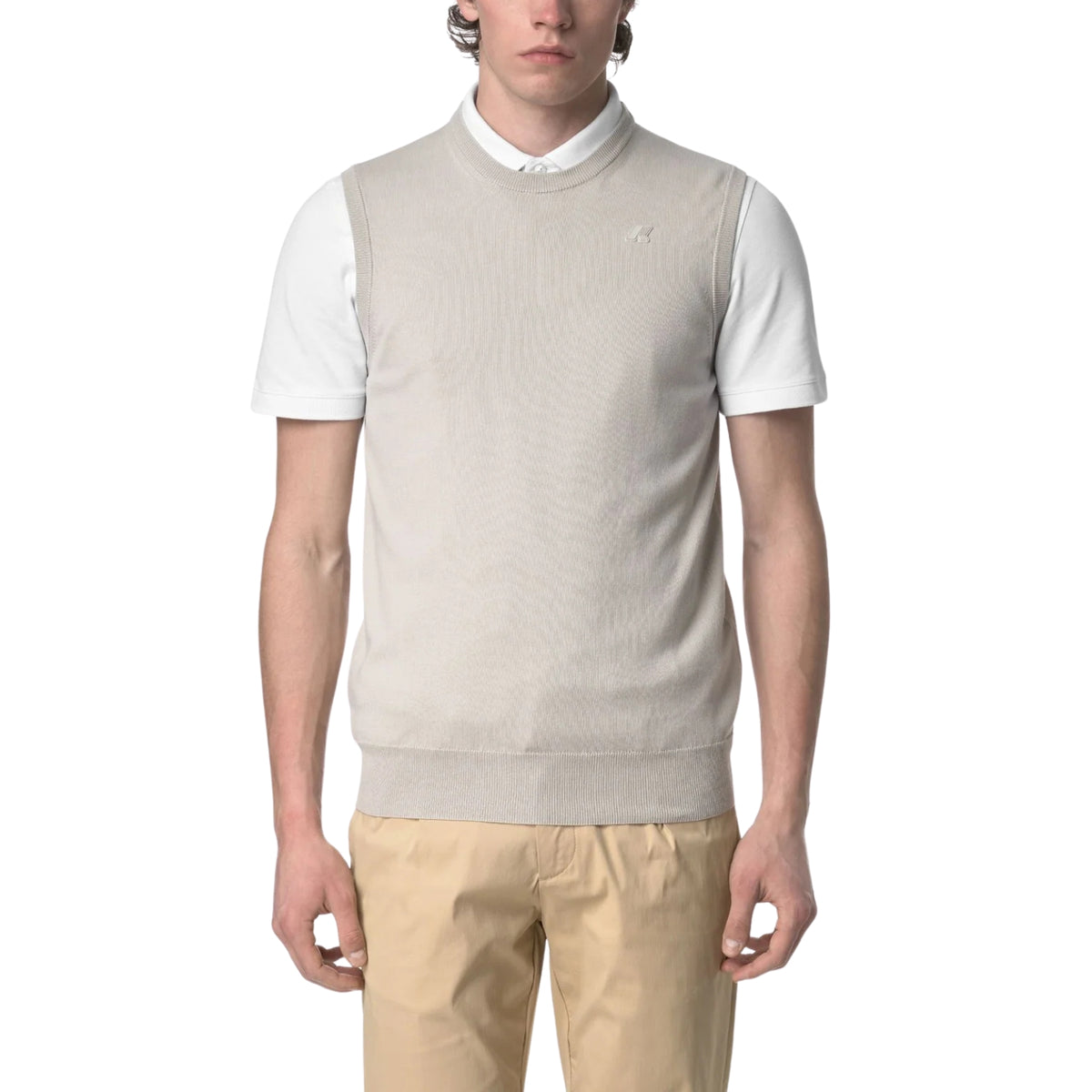 Gilet Jeano in cotone - Beige