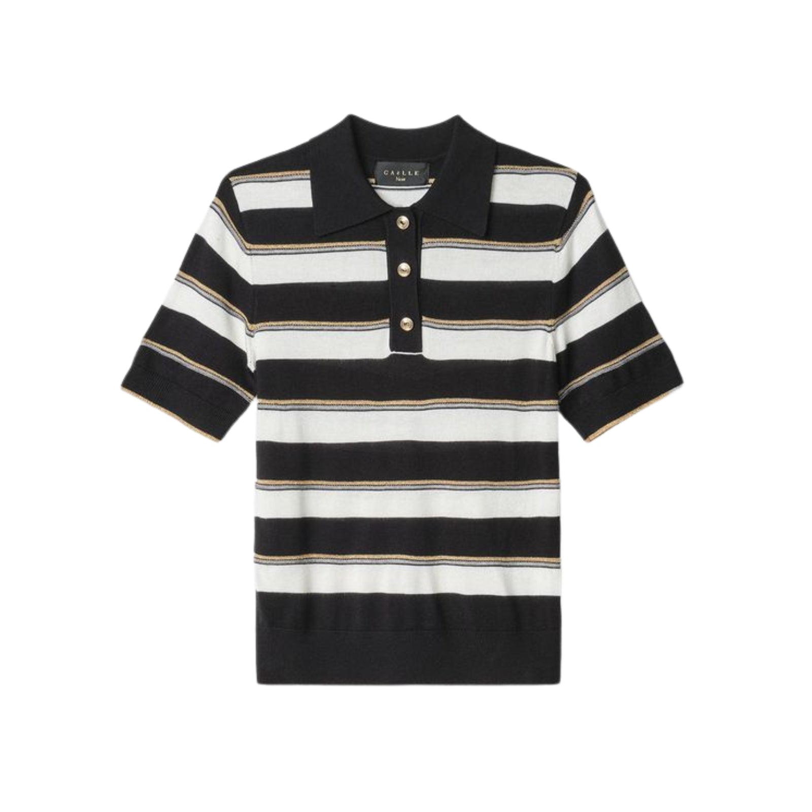 Polo in maglia a righe
