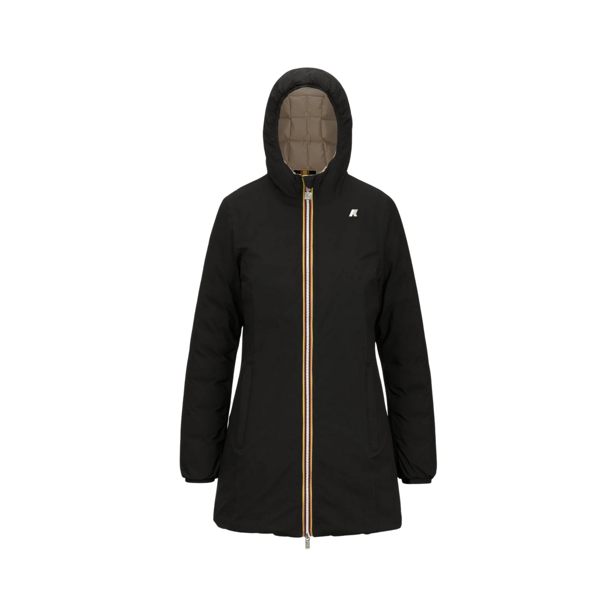 Giubbotto Denise reversibile trapuntato - Black/Beige