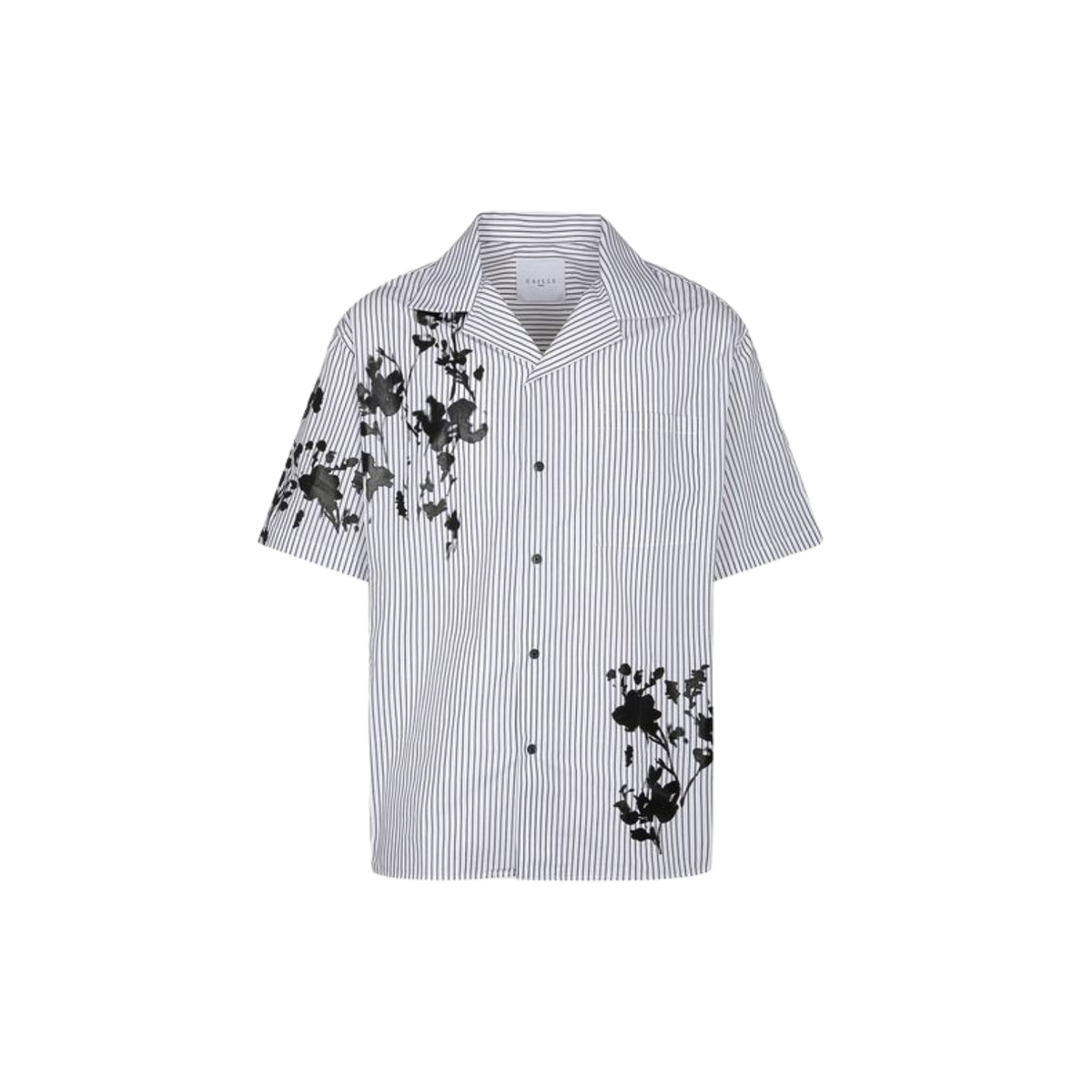 Camicia bowling manica corta stampata - Bianco