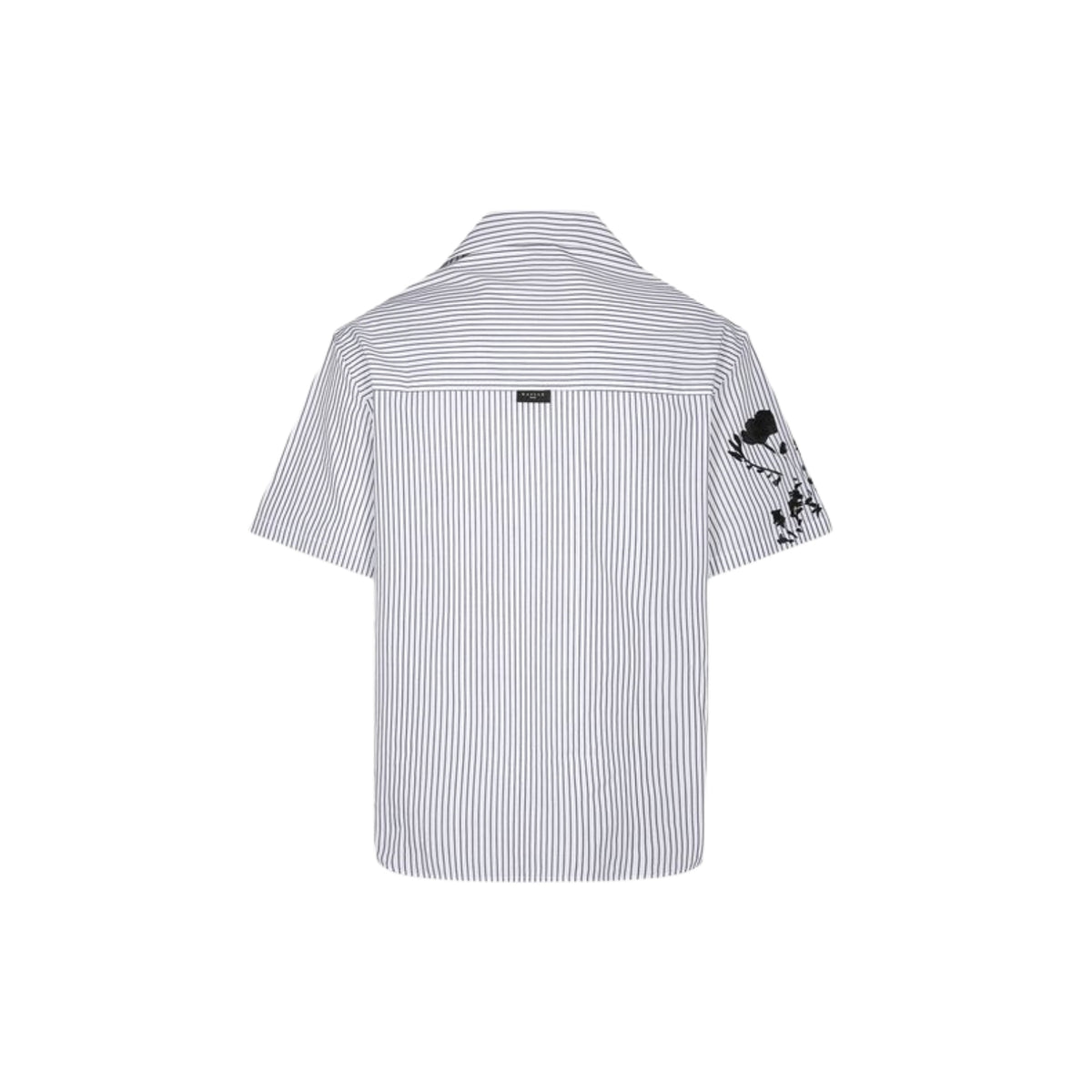 Camicia bowling manica corta stampata - Bianco