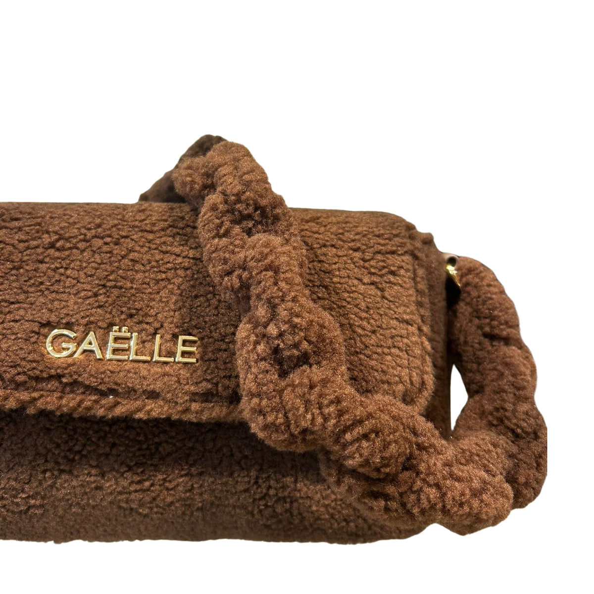 Borsa Shoulder Strap in ecomontone - Marrone
