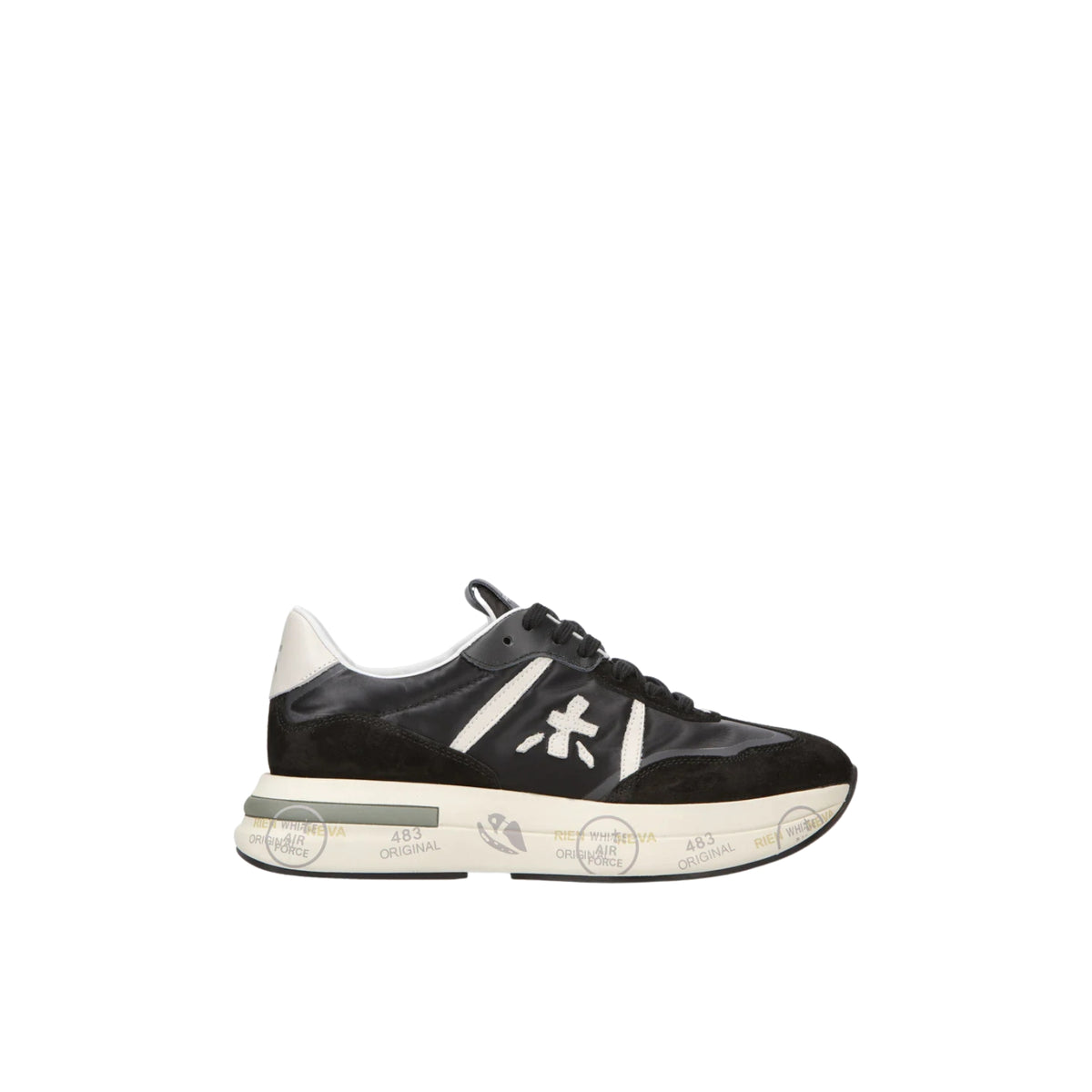 Sneaker Cassie in suede - Black