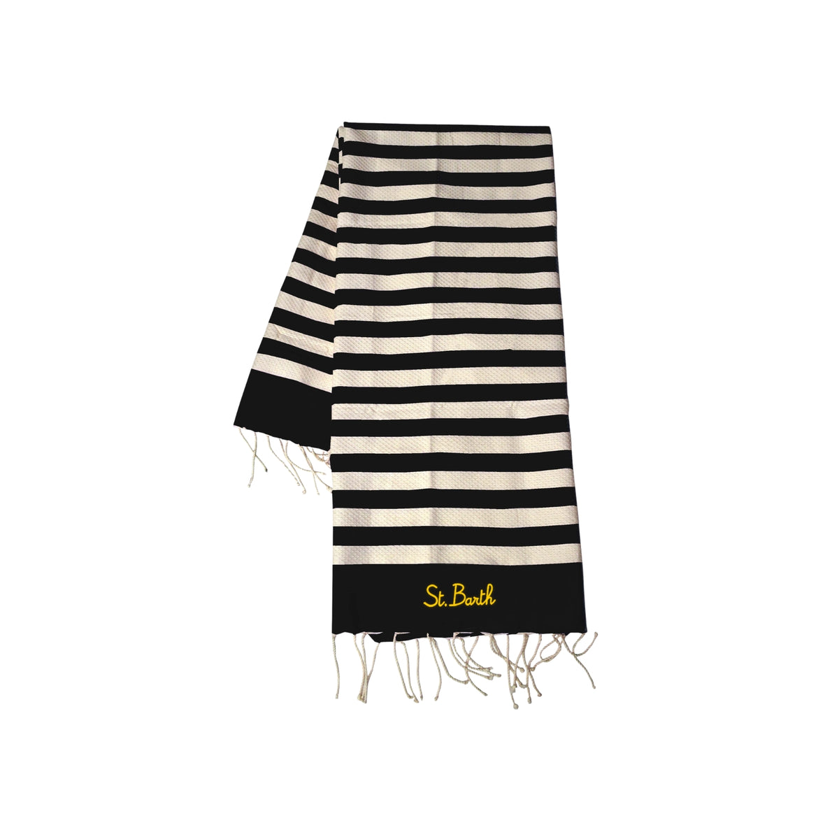 Telo mare Fouta in cotone - Nero