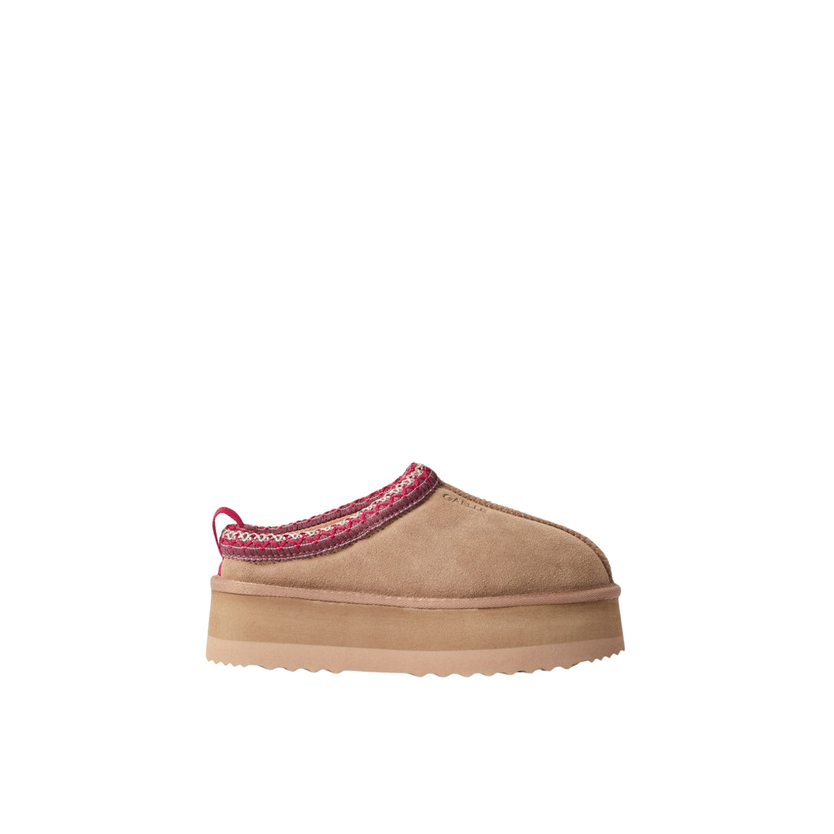 Eskimo Sabot in pelle con pelliccia - Cammello