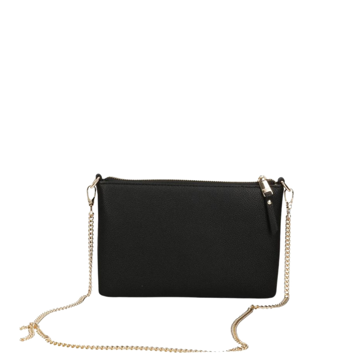 Mini pochette essential con tracolla a catena - Nero
