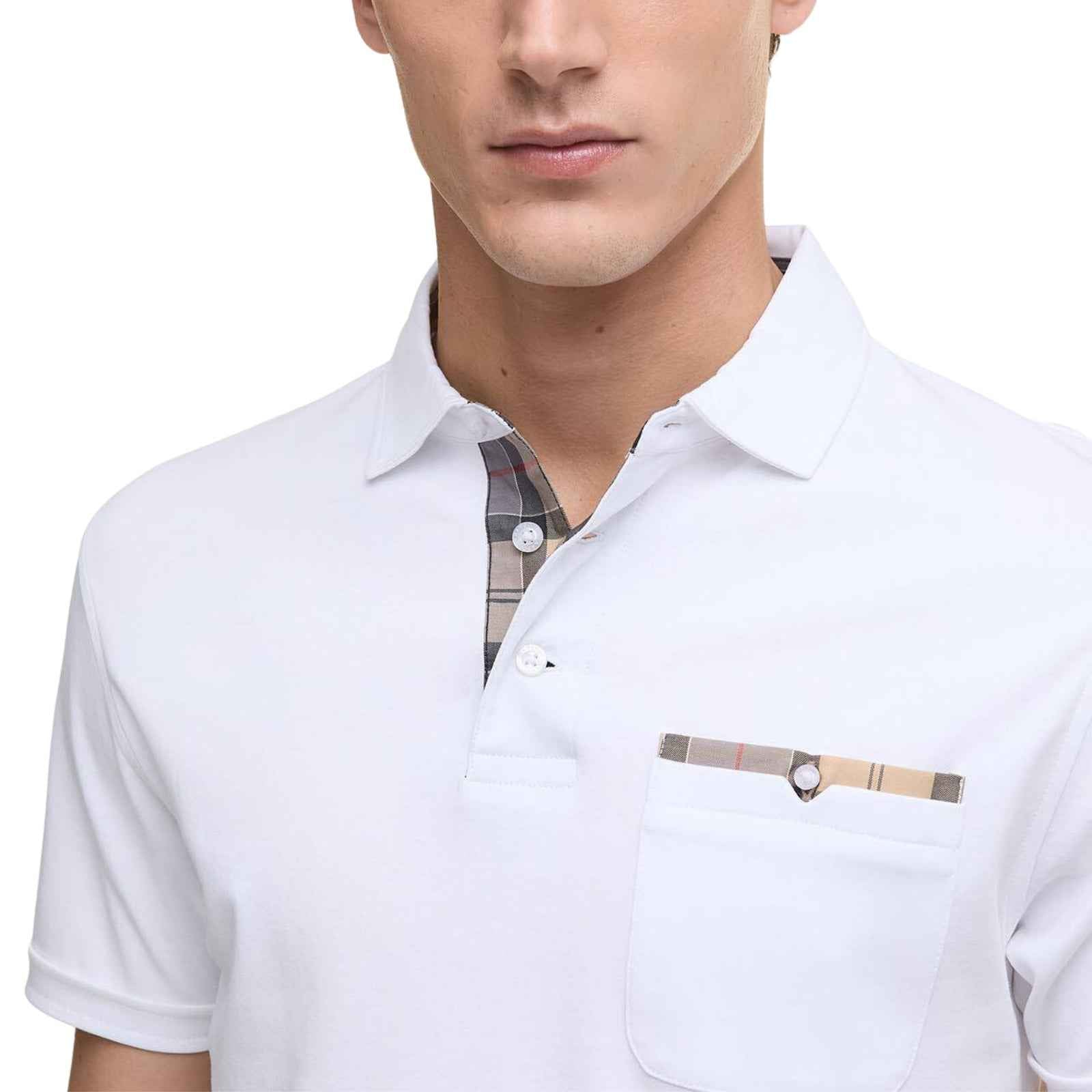 Polo Corpatch a maniche corte - BIANCO