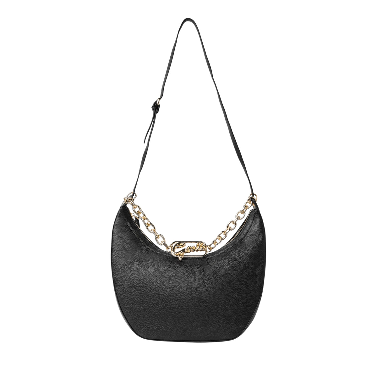 Borsa Moon Bag Corsivo - Nero
