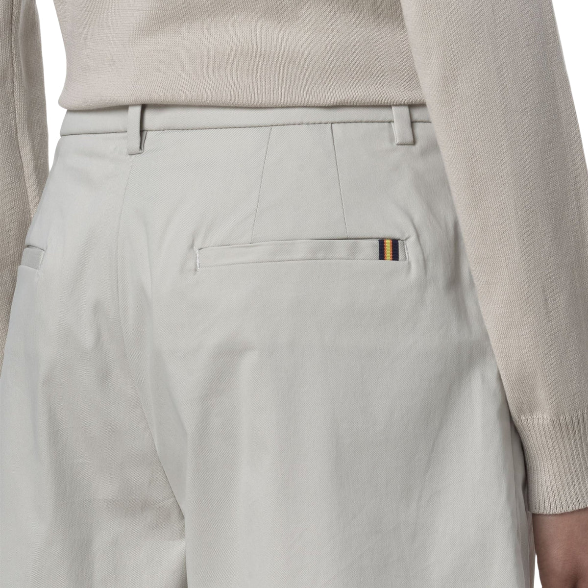 Bermuda Nive in gabardine chino - Beige