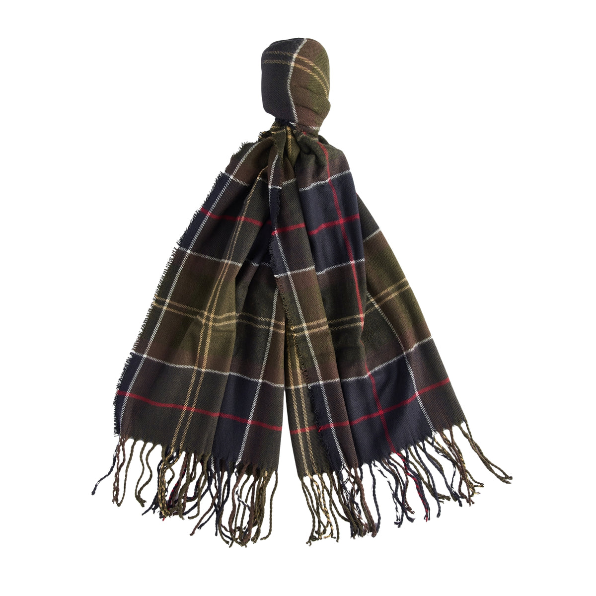 Coordinato Dover Beanie con sciarpa tartan - Verde