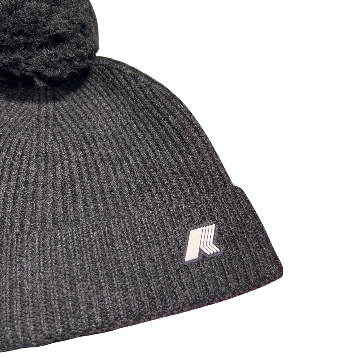 Cappello Vincienne in misto lana con pompon - Black