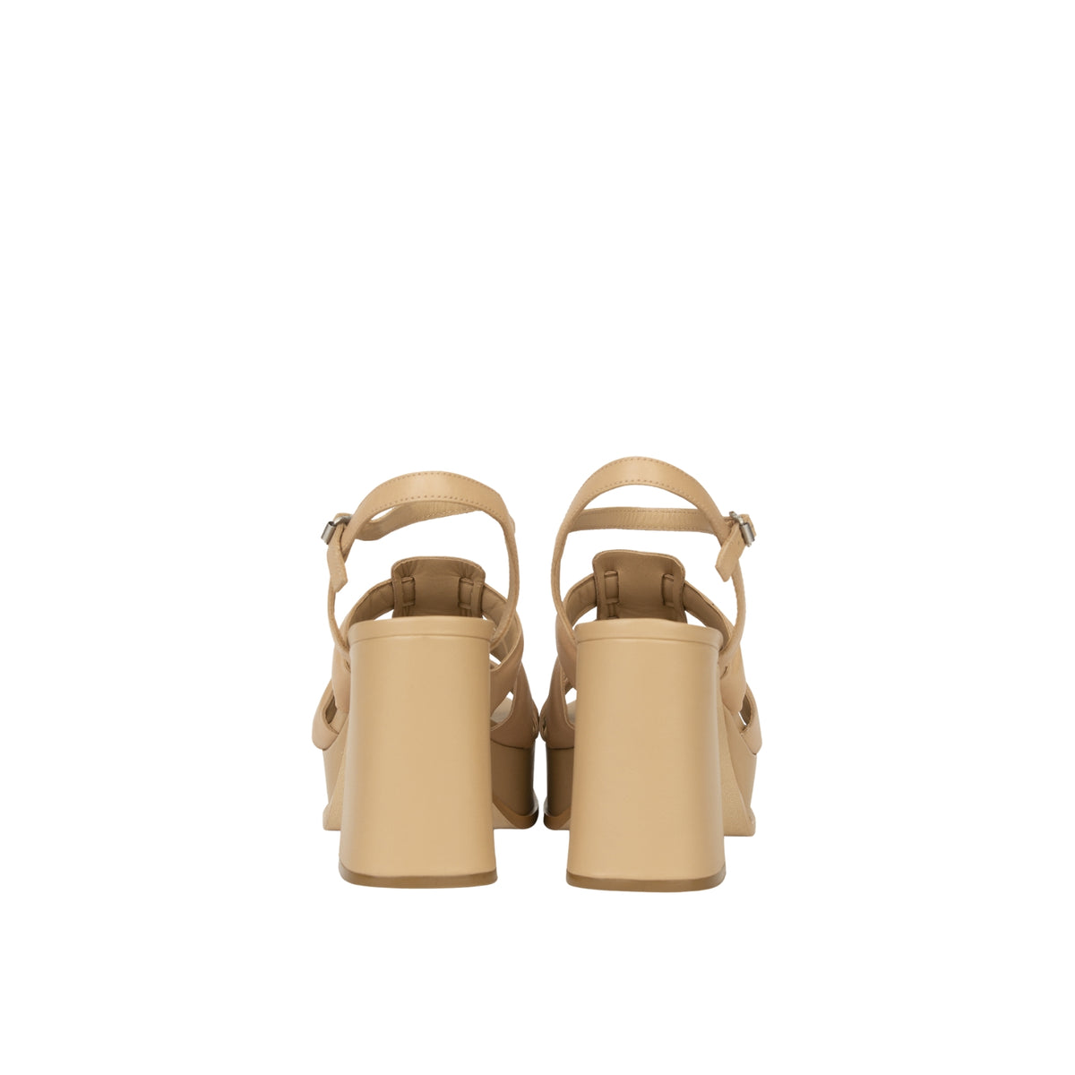 Sandalo Mina in pelle con cinturino - Skin