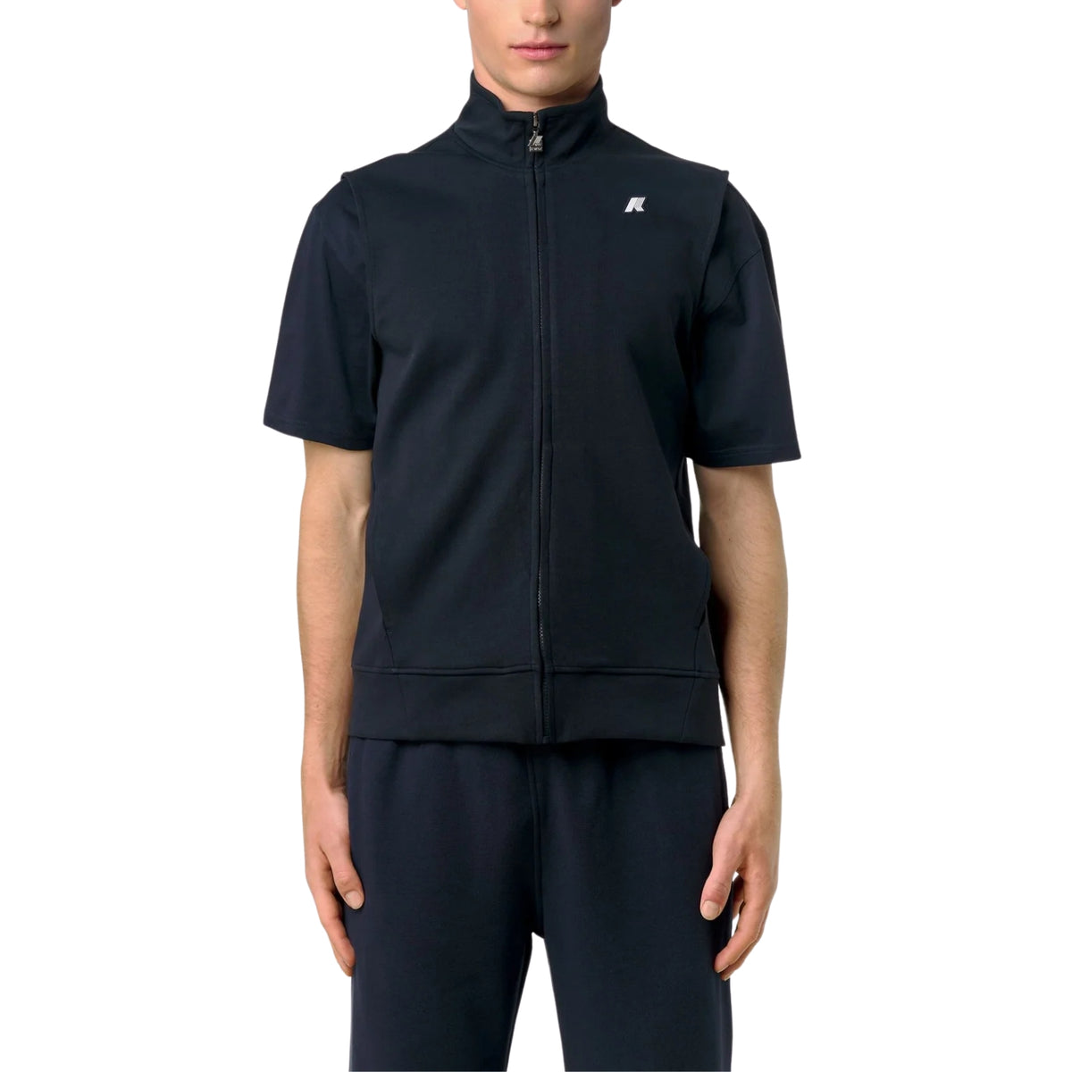Gilet Kylian in interlock tecnico - Blu