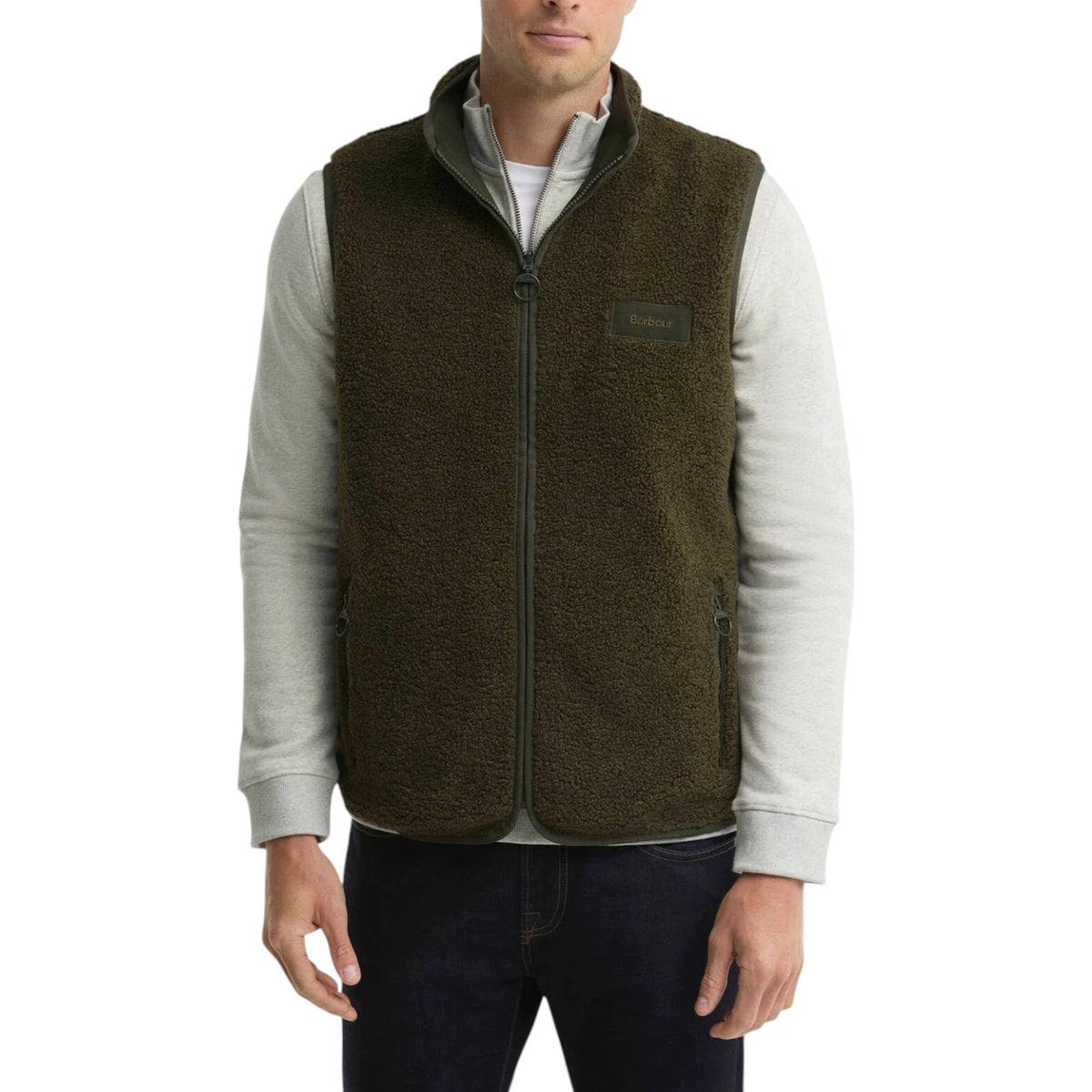 Gilet in pile reversibile