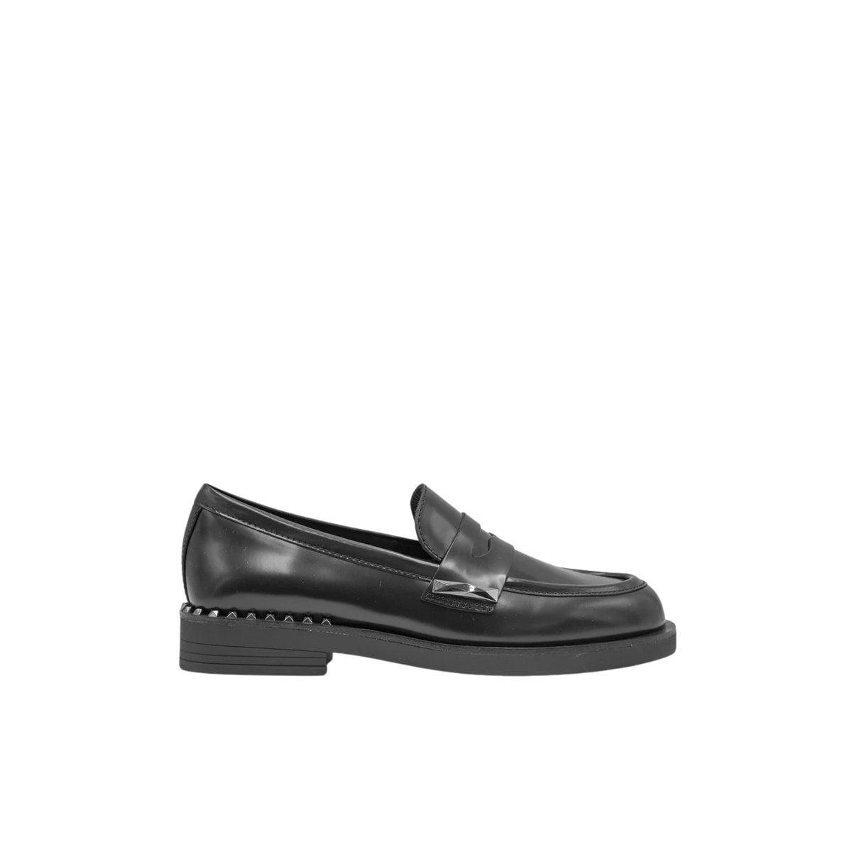 Mocassino Whispers in pelle spazzolata - Black
