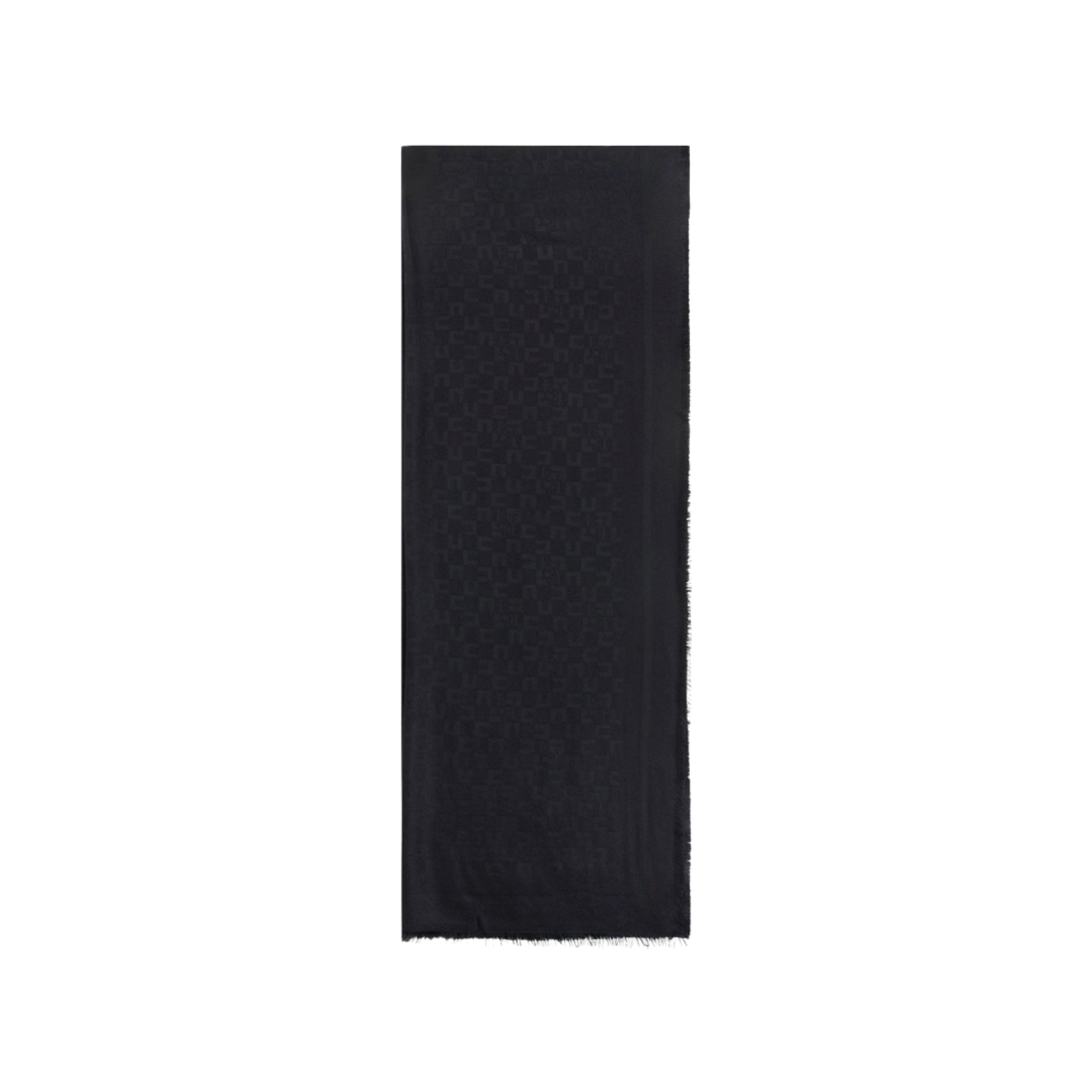 Sciarpa con pattern logo