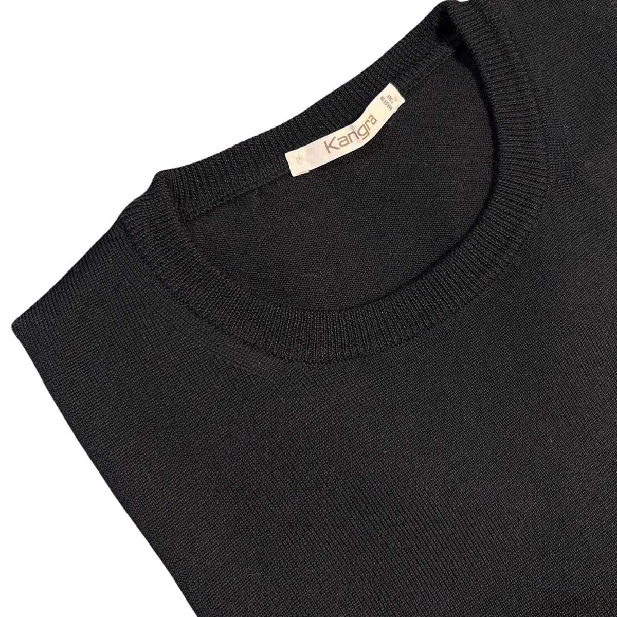 Maglia GIROCOLLO in pura Lana Merino - Blu