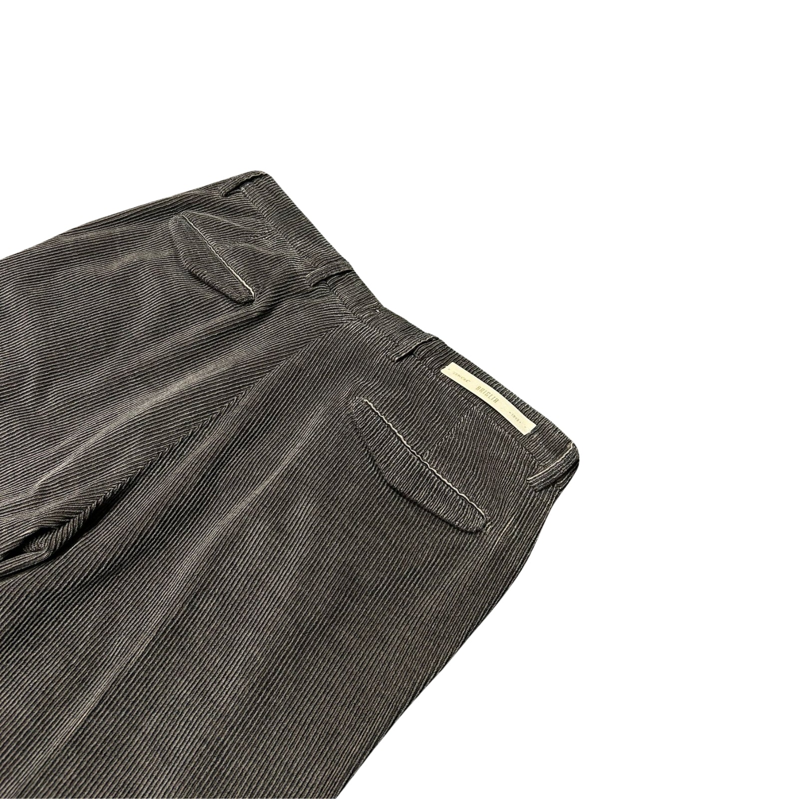 Pantalone Tasca America in velluto BG21 - MARRONE