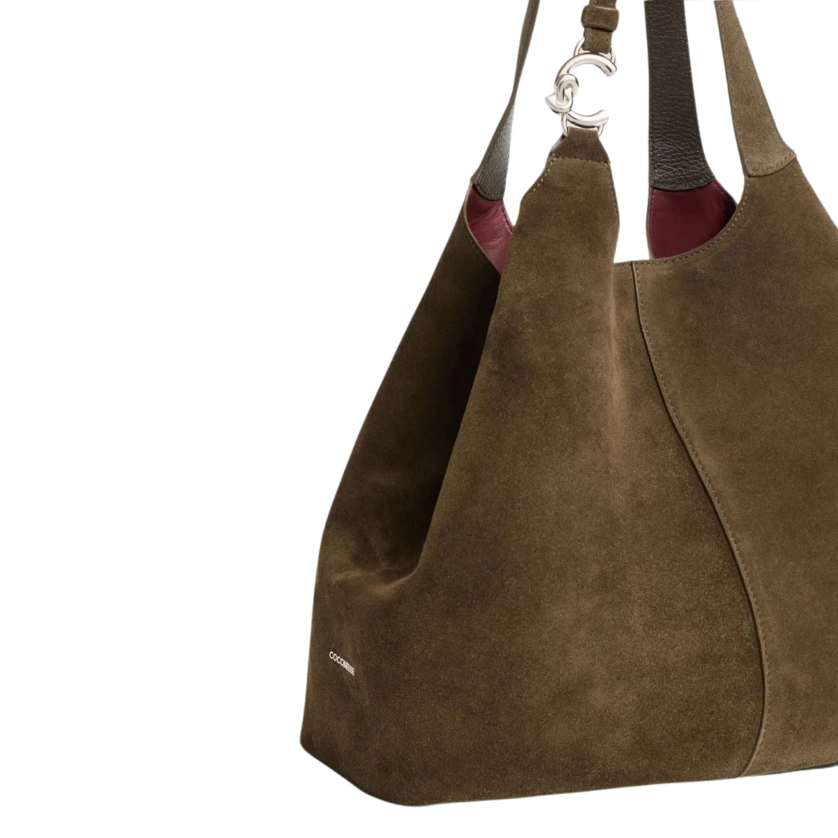 Borsa C-Easy shopping bag in pelle - Fango