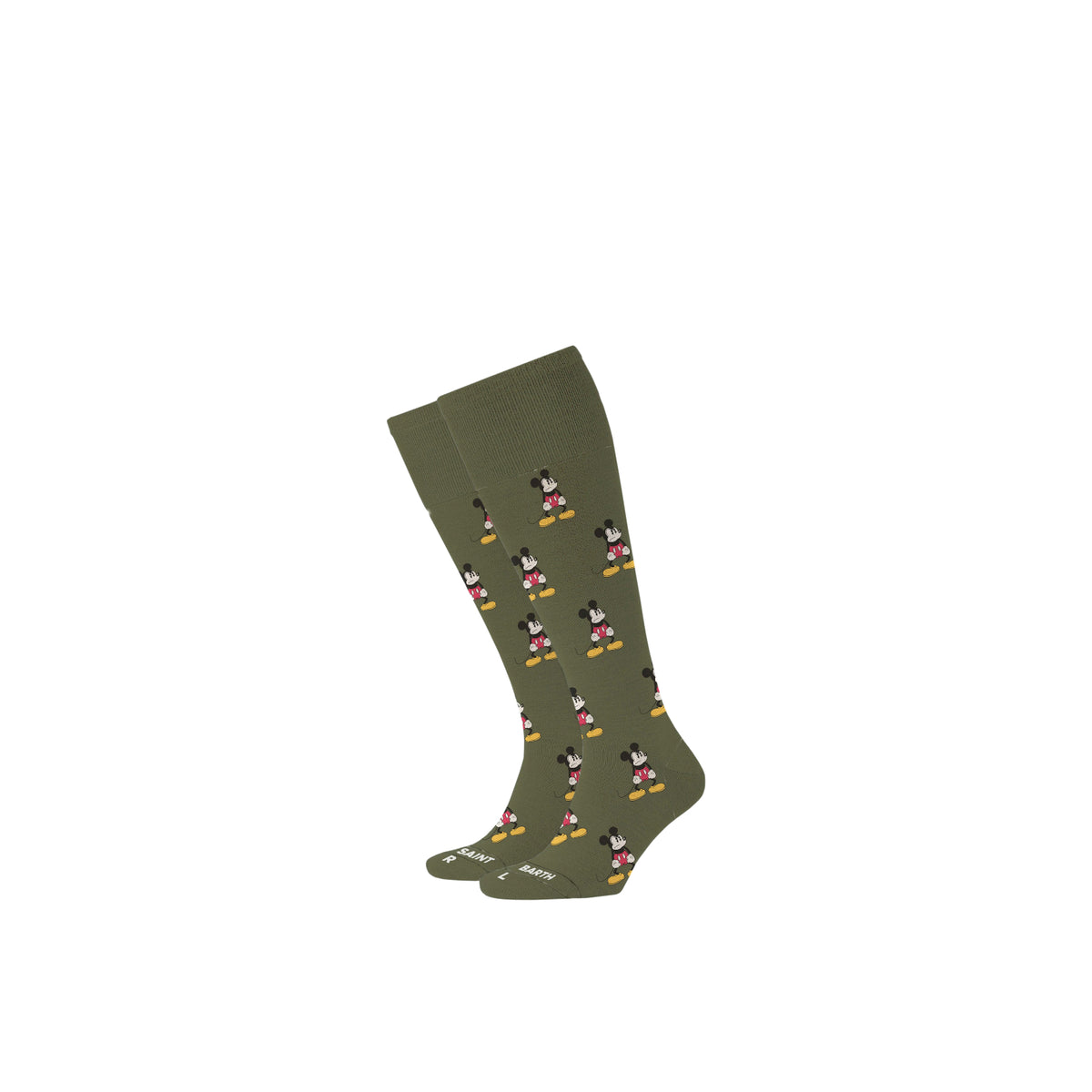Calze Sox con jacquard Mickey-VERDE