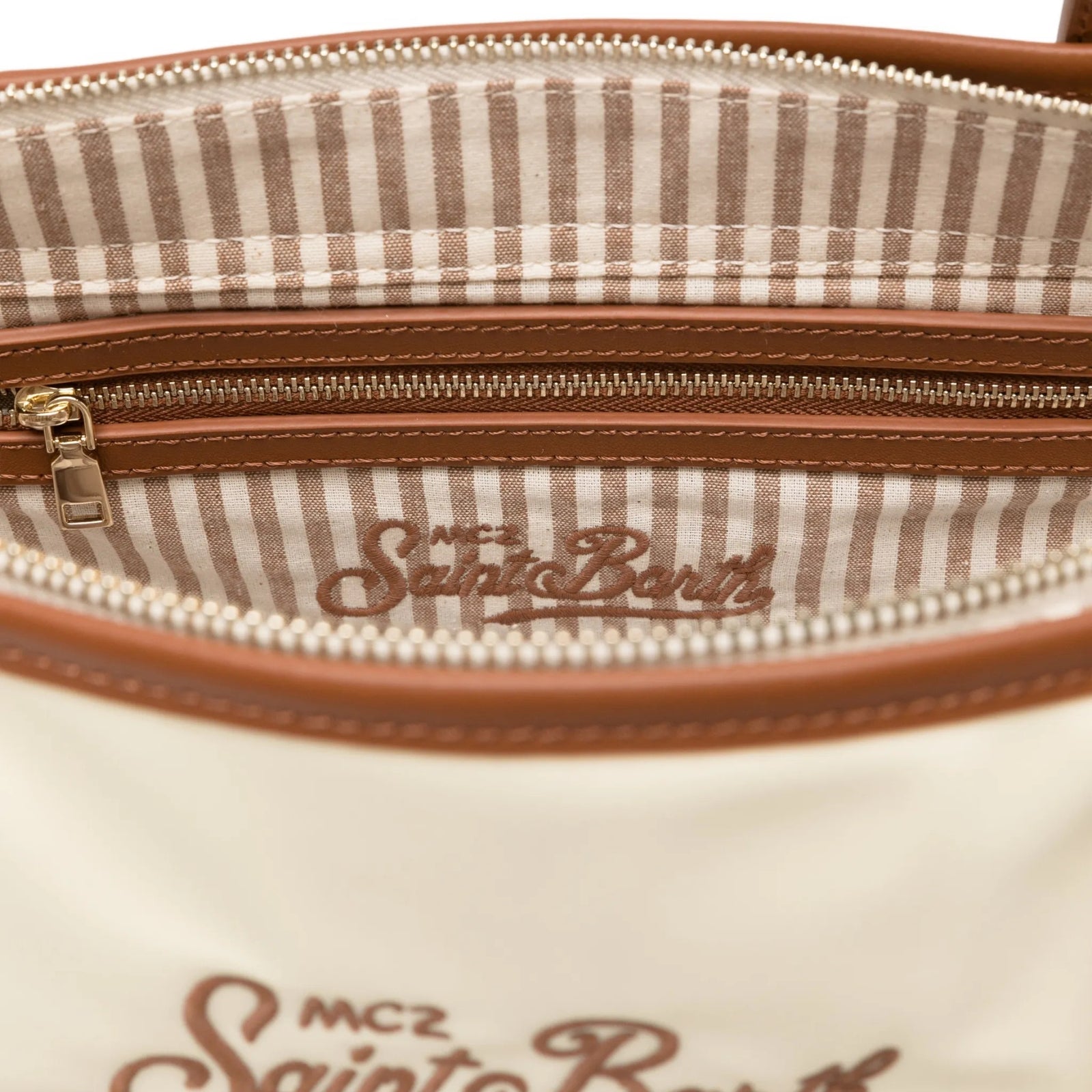 Borsa City regular in nylon - BEIGE