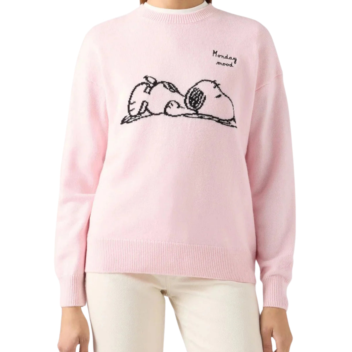 Maglia Tessa con intarsio Snoopy
