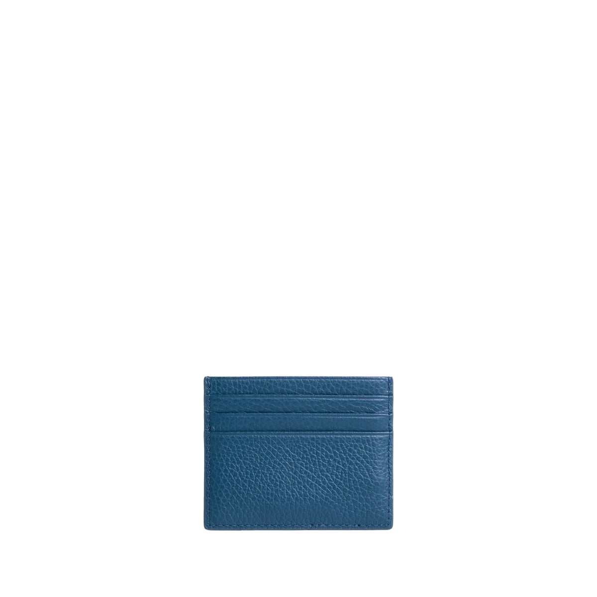 Portafoglio con patta linea Metallic - Blu