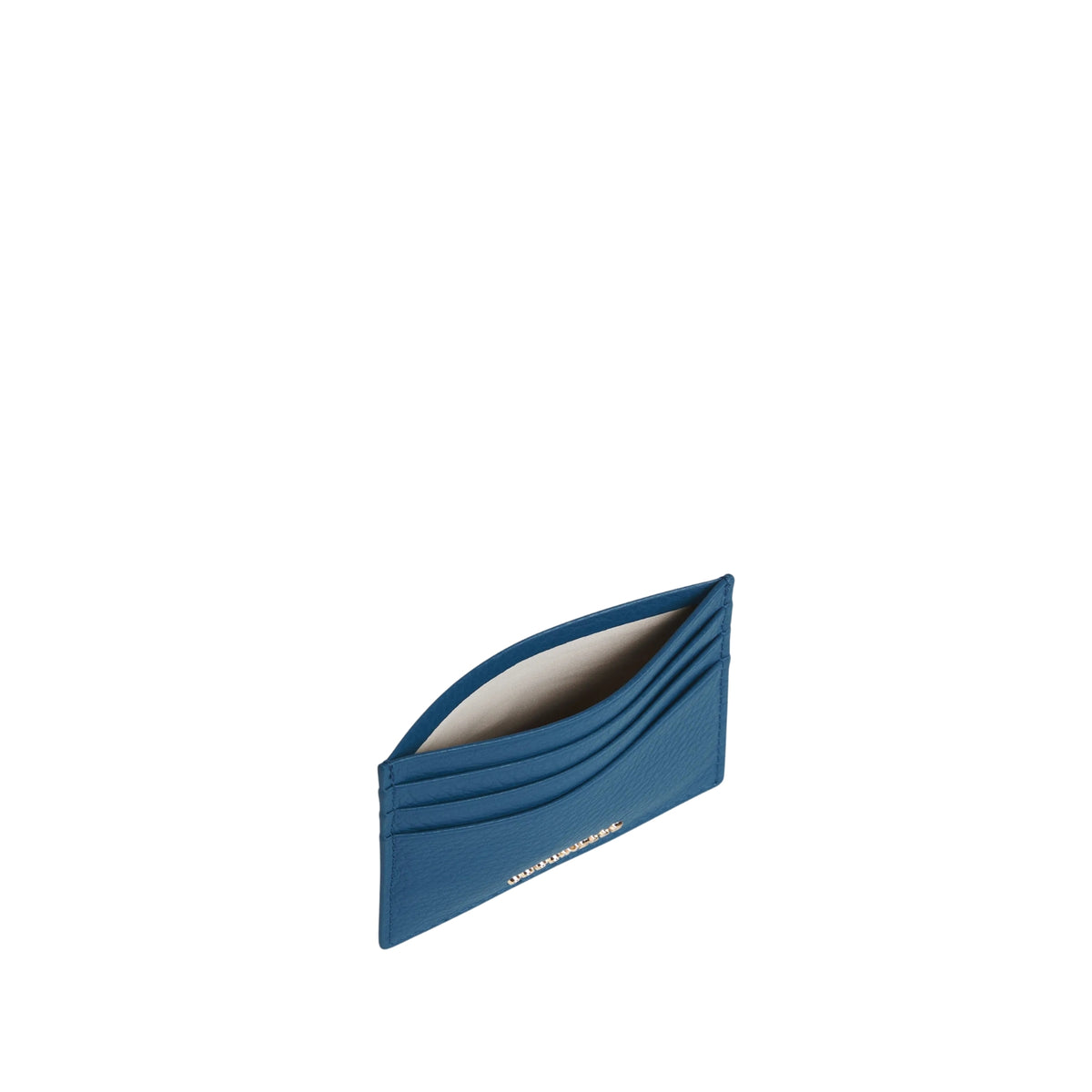 Portafoglio con patta linea Metallic - Blu