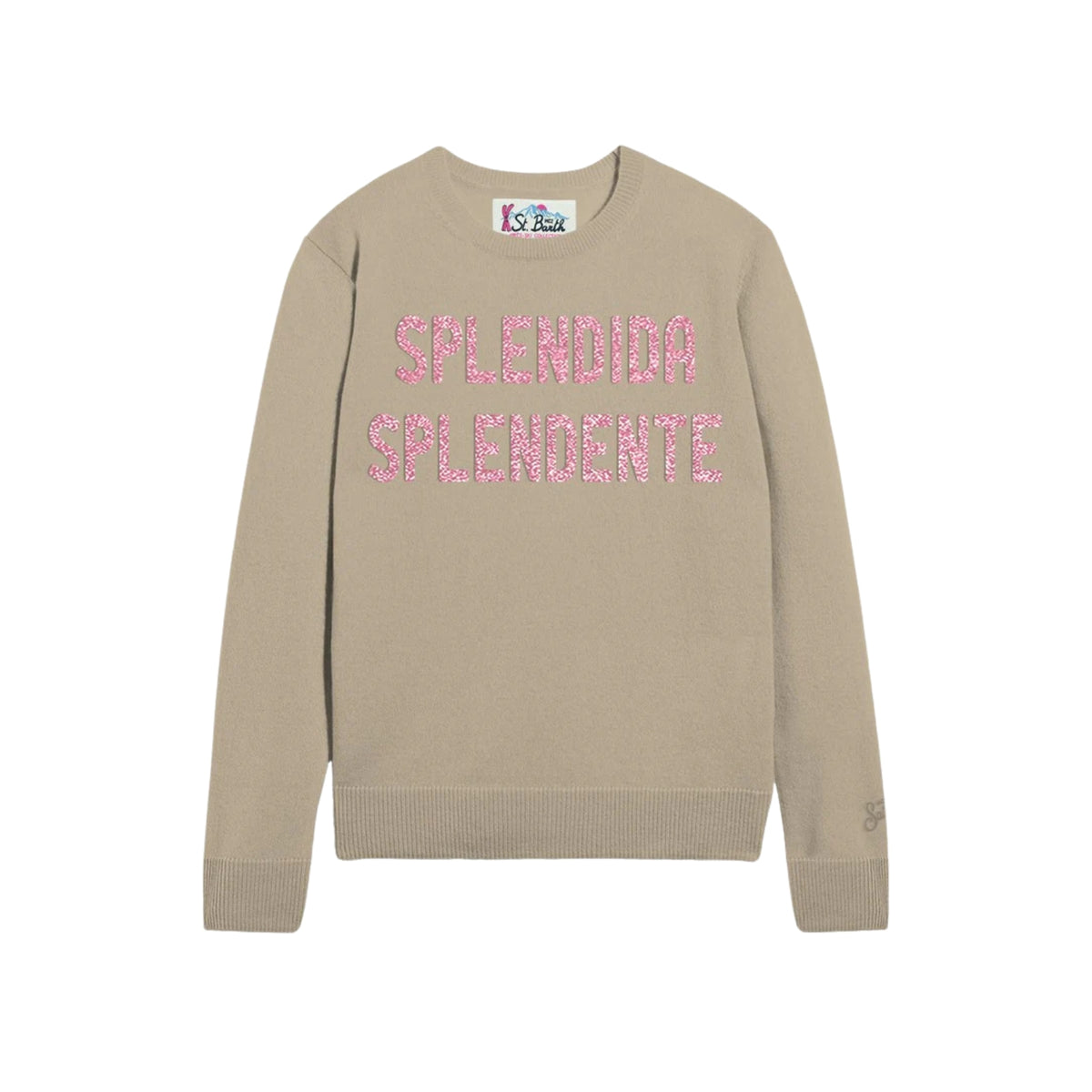 Maglione New Queen in misto cashmere lurex - Rosa
