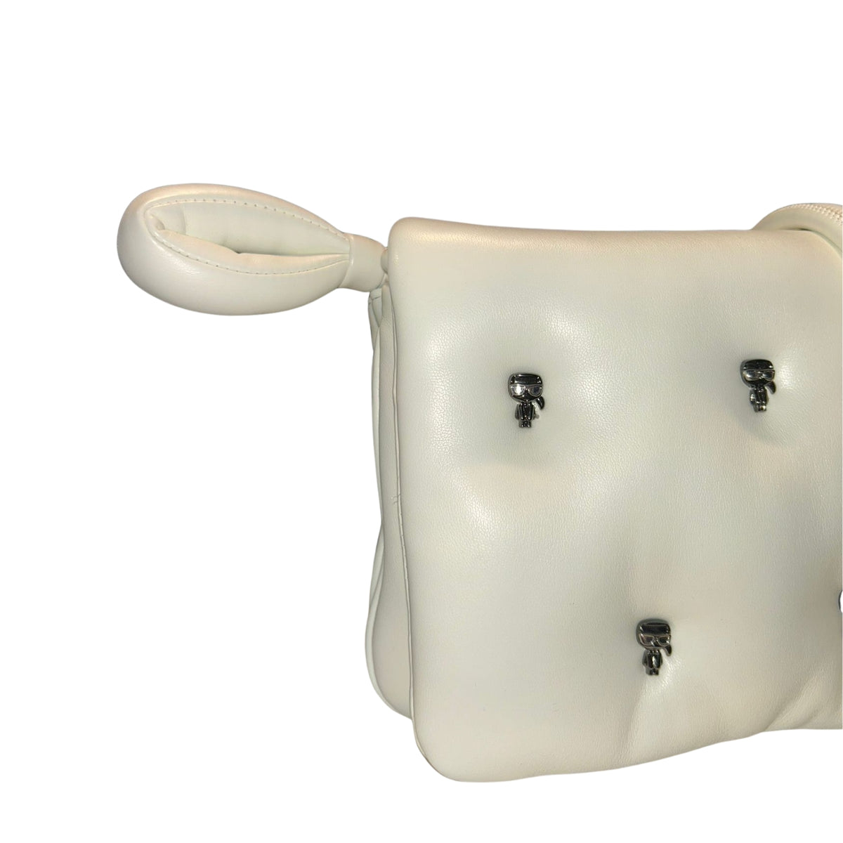 Borsa K/Ikonik multi pin con tracolla - White