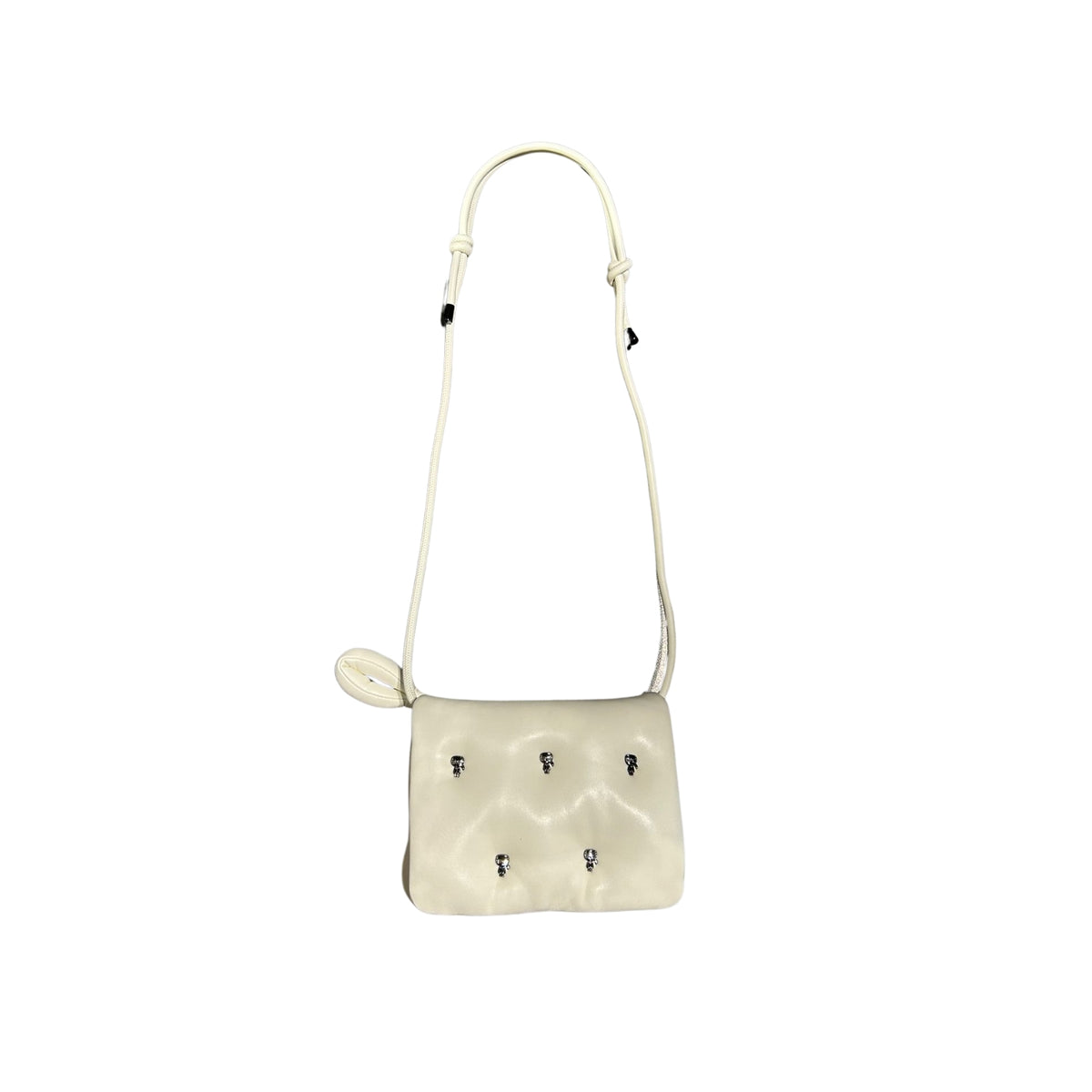 Borsa K/Ikonik multi pin con tracolla - White