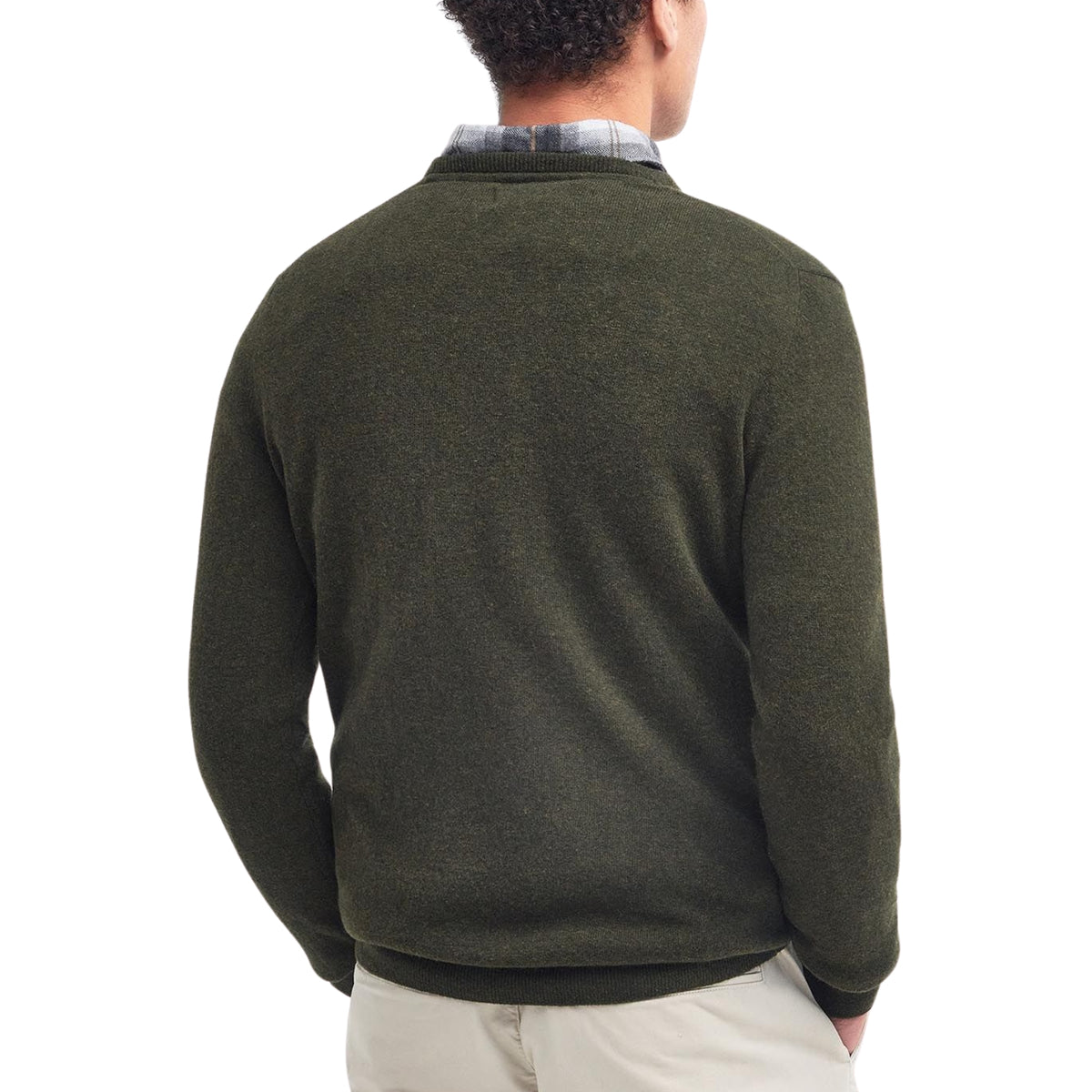 Maglione essenziale in lana - Verde