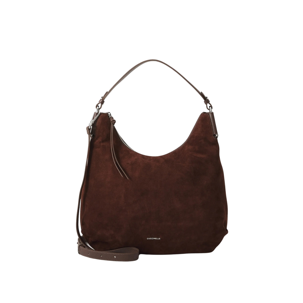 Borsa Rebekka medium dalla silhouette tondeggiante - Marrone