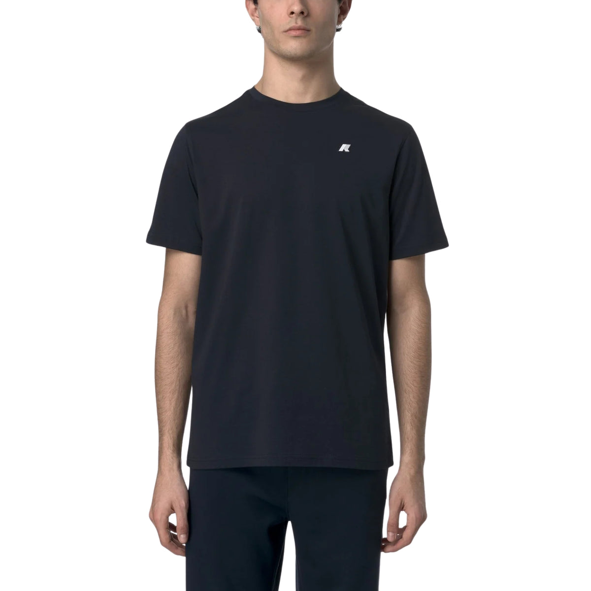 T-shirt Odom slim in jersey di cotone - Blu