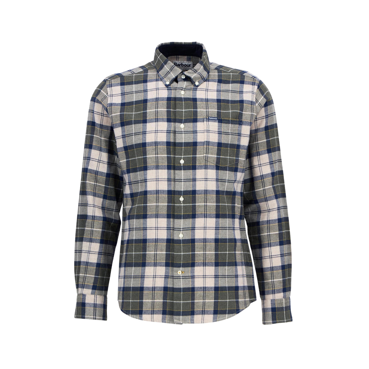 Camicia Fortrose check in cotone - Beige