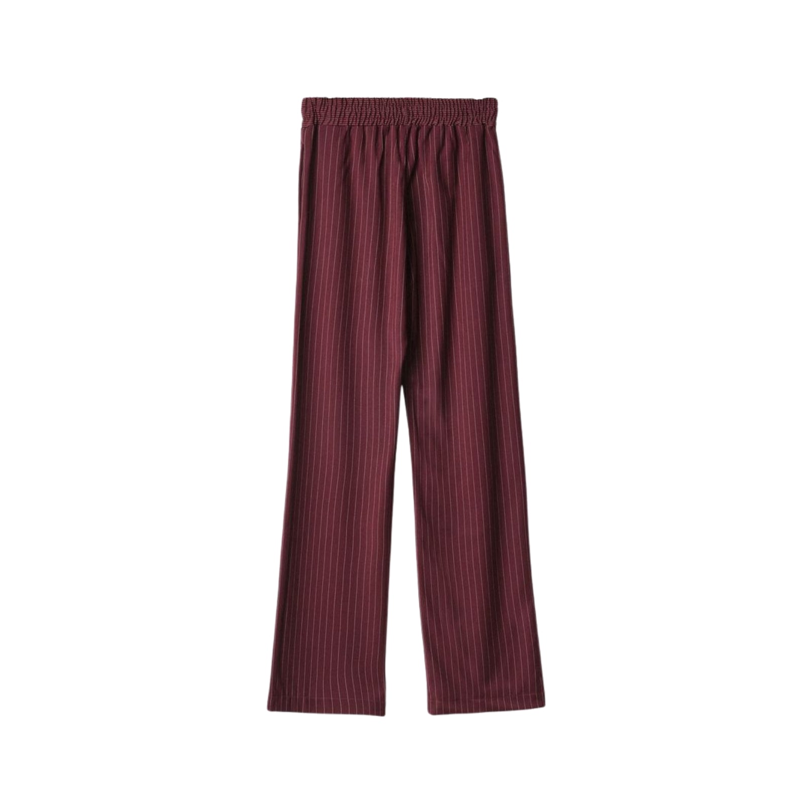 Pantalone Dritto Morbido Con Coulisse In Vita