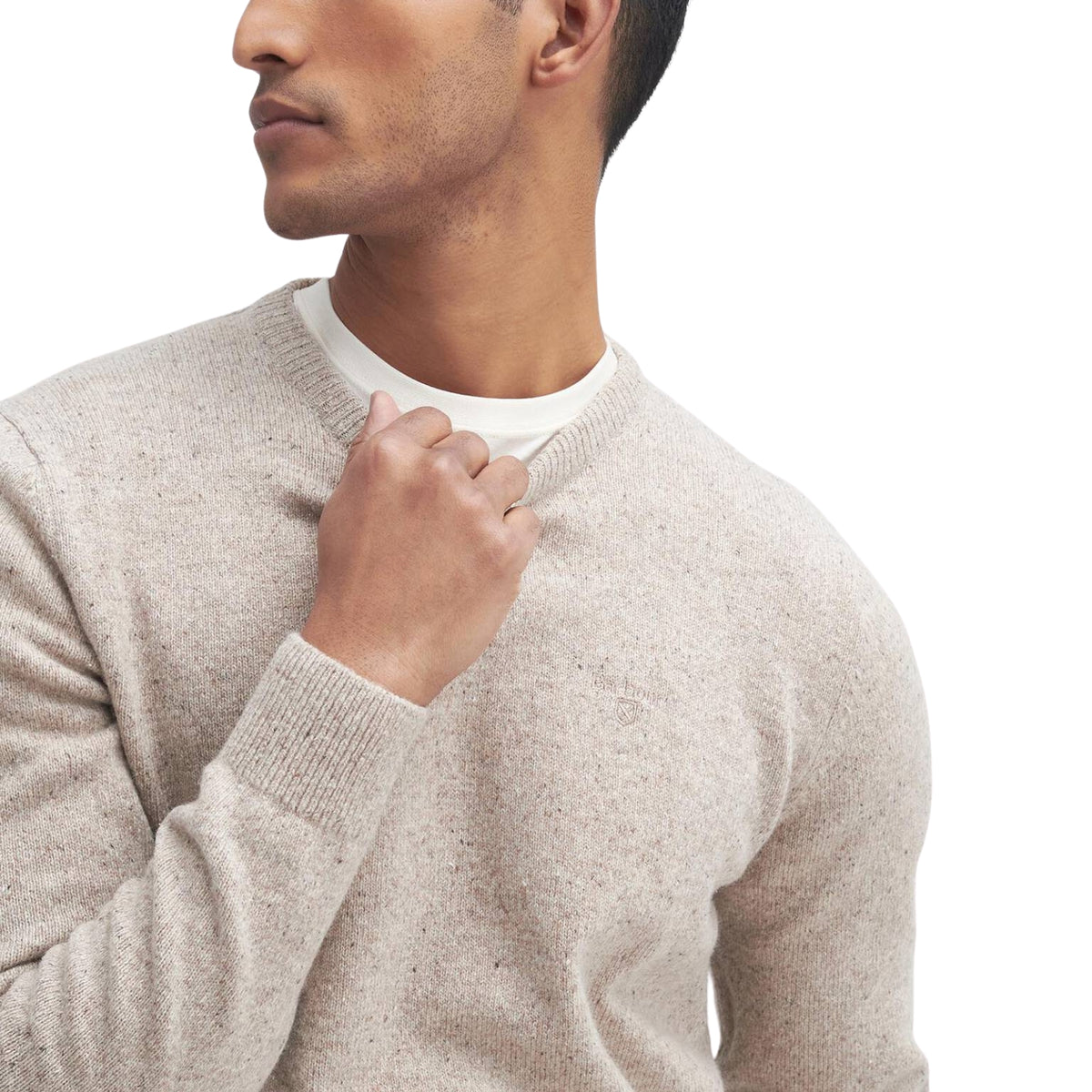 Felpa girocollo Essential-STONE
