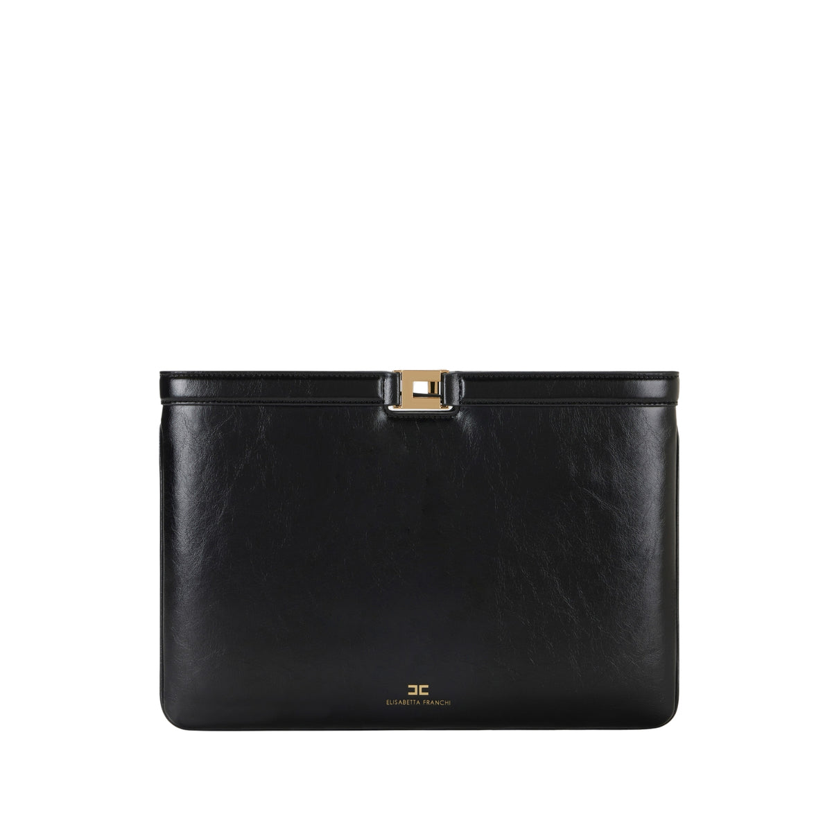 Borsa Pochette con effetto Naplak - Nero