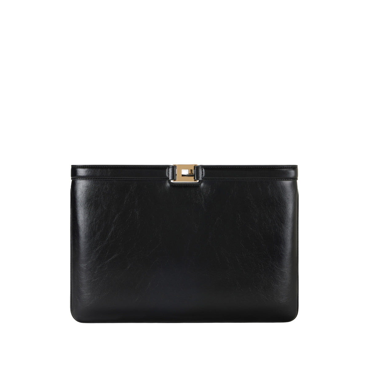 Borsa Pochette con effetto Naplak - Nero