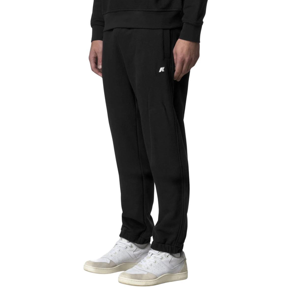 Pantaloni Mickyel Heavy Fleece-NERO