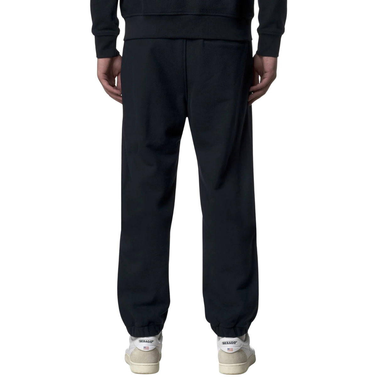 Pantaloni Mickyel Heavy Fleece-NERO