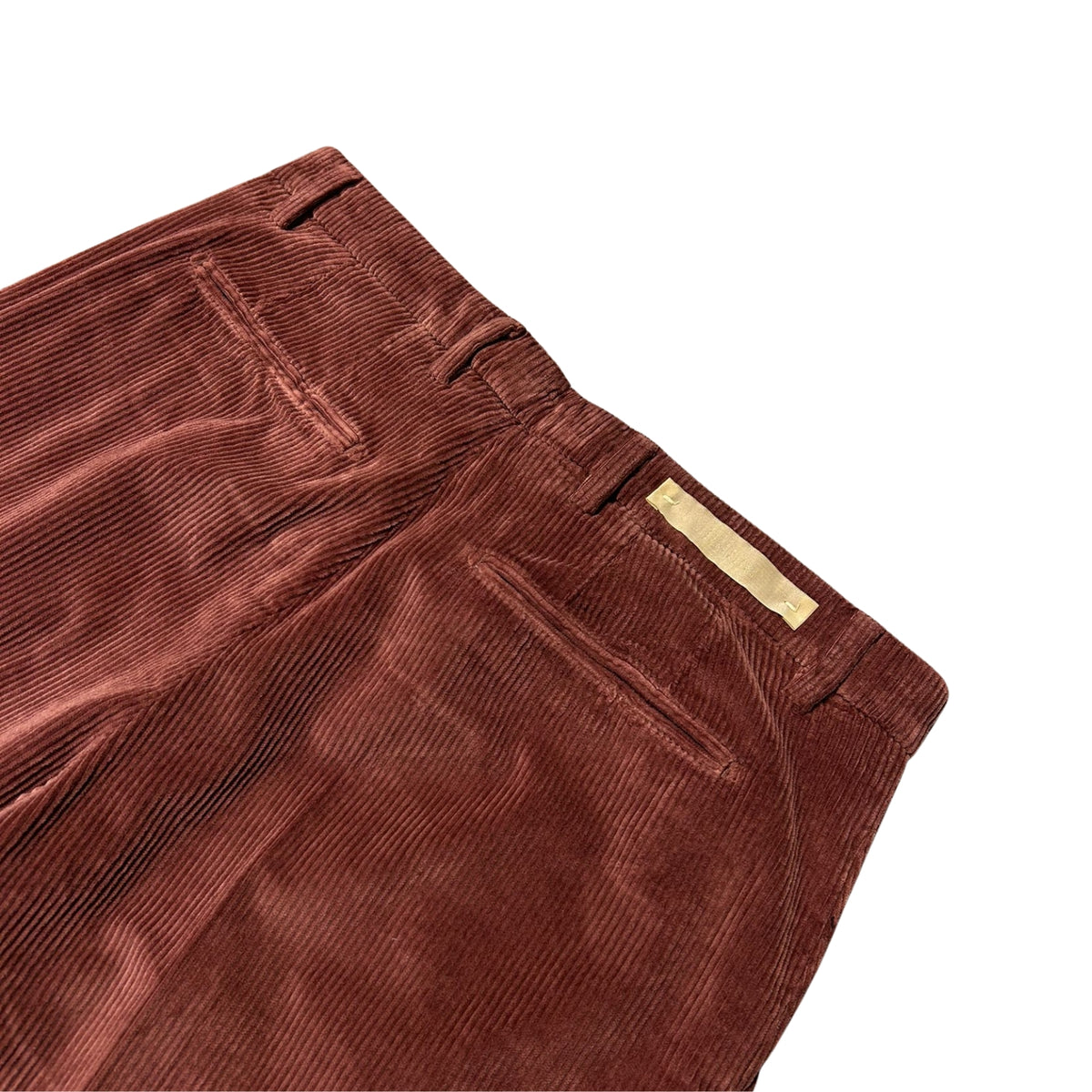 Pantalone Tasca America in velluto a coste - Ruggine