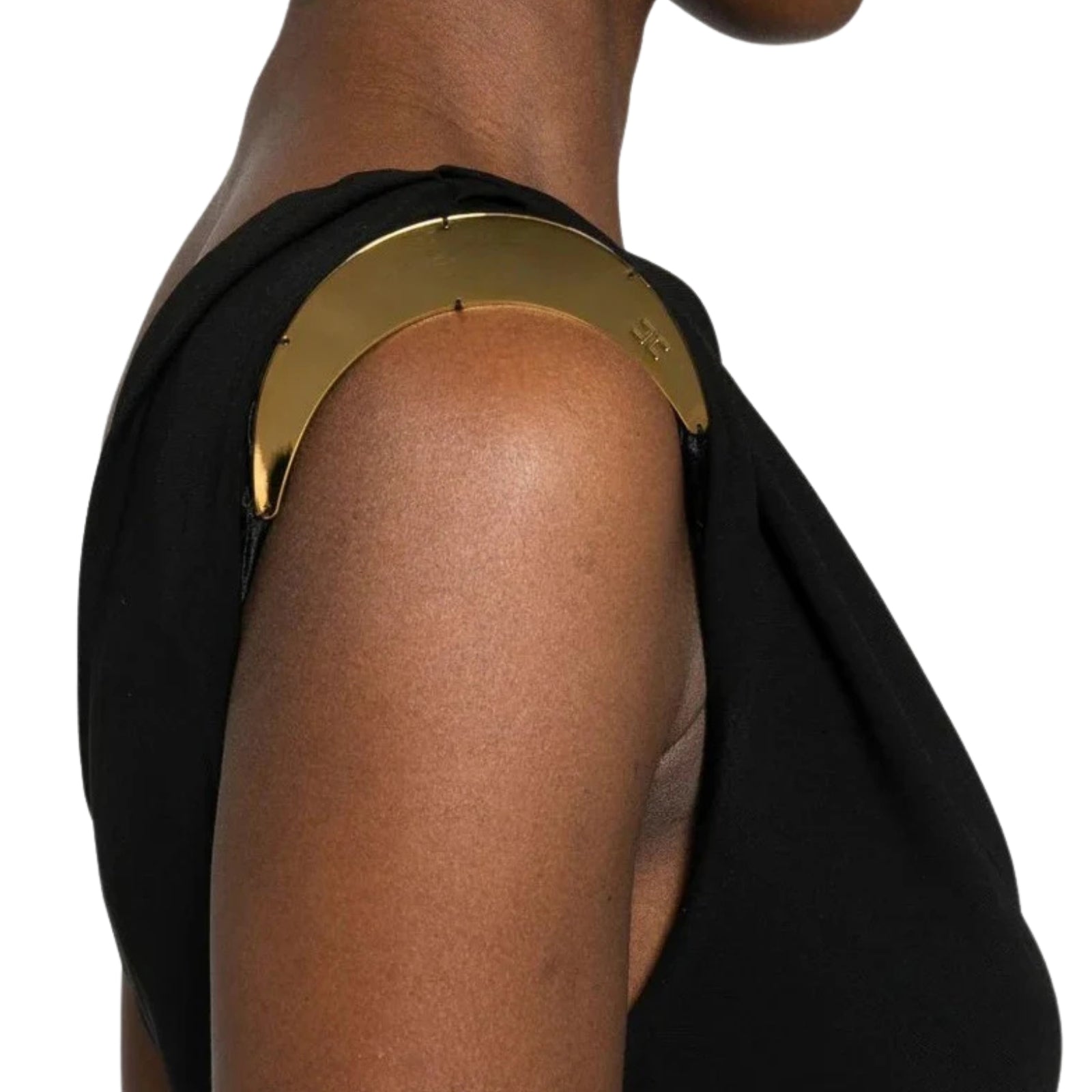 Body in jersey con spalla gioiello